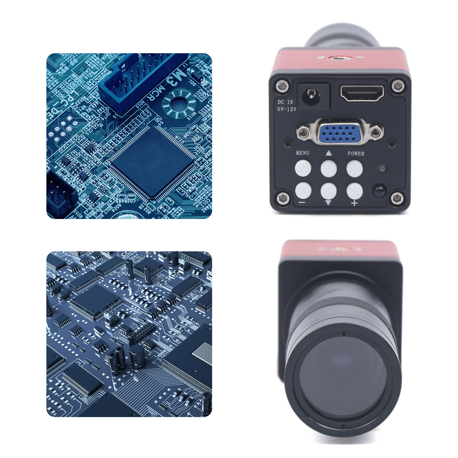 HDMI Inspection Video Microscope Digital Industry Video Microscope Camera 1080P