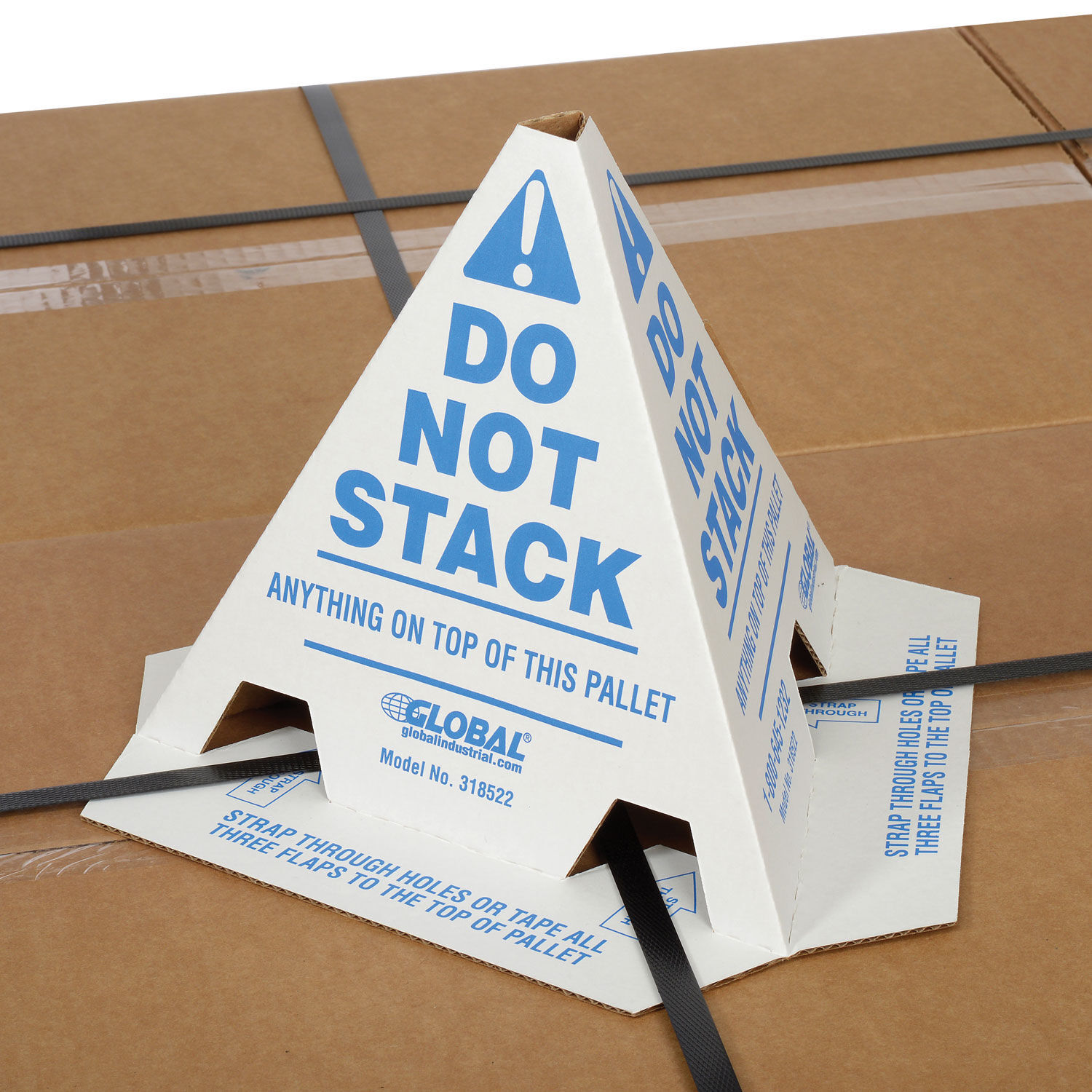 Do Not Stack Pallet Cones 8" x 8" x 10" 50/Pk