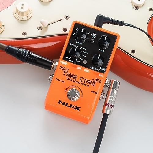 Time Core Deluxe MKII Delay Effect Pedal, 7 Types Delay, 40 Seconds Stereo