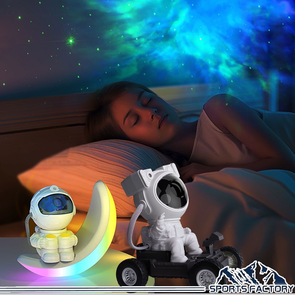 LED Astronaut Galaxy Star Projector Nebula Moon Night Light for Home Decor Gifts