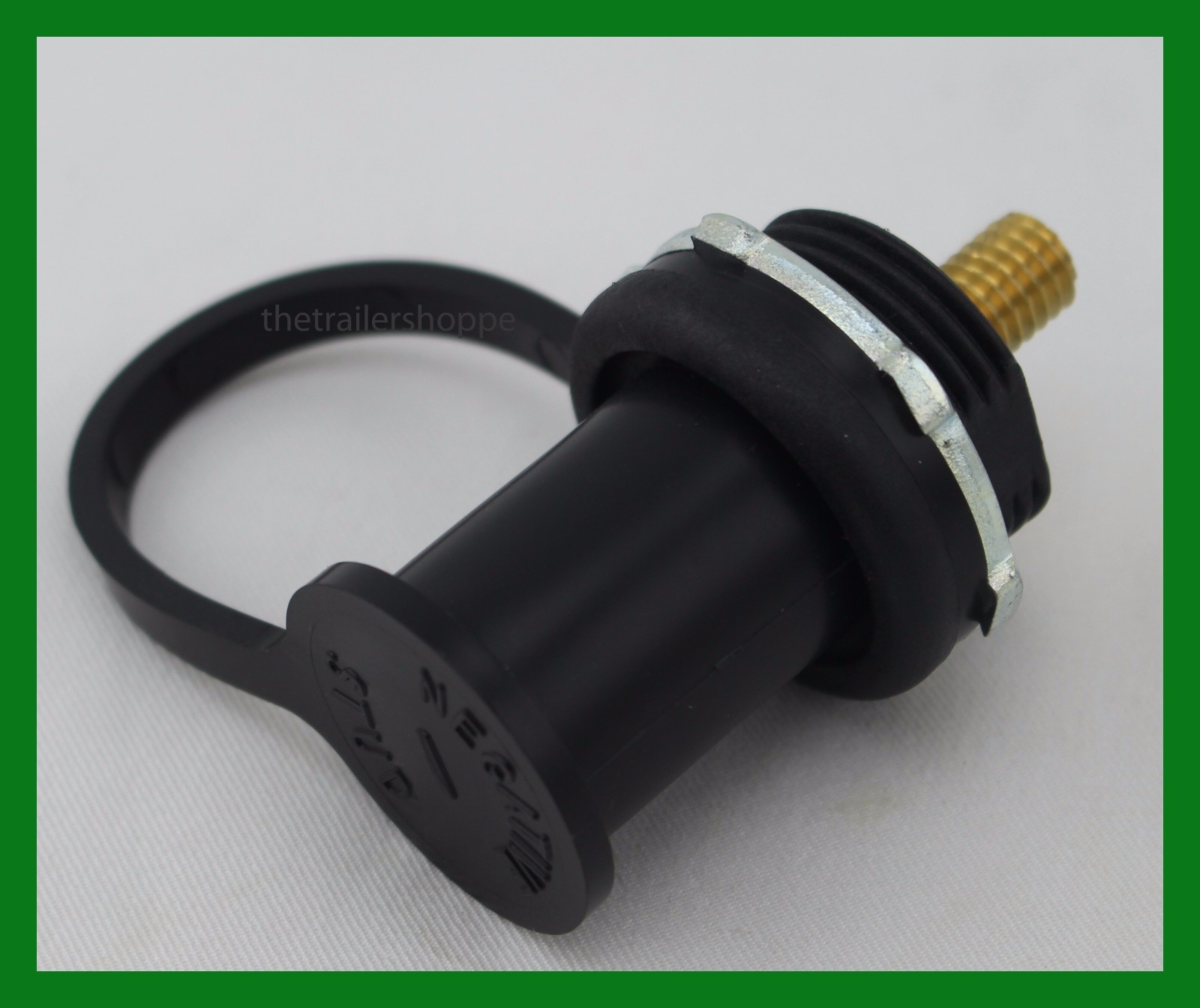 Battery Jumper Terminals Black & Red Color Coded Rubber Cap, Solid Brass Studs