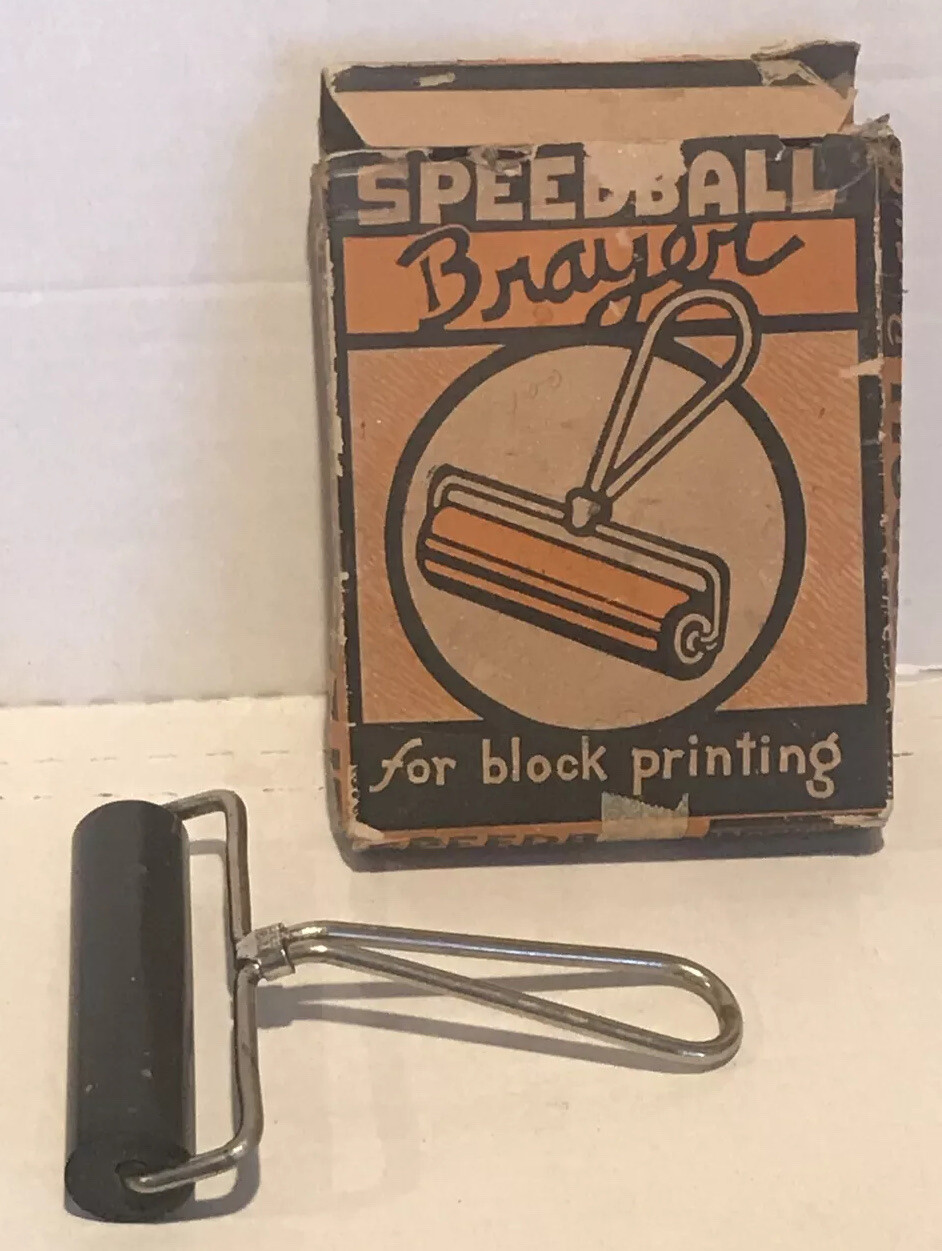HUNT MANUFACTURING SPEEDBALL BRAYER NO 49 BLOCK PRINTING IN ORIGINAL BOX