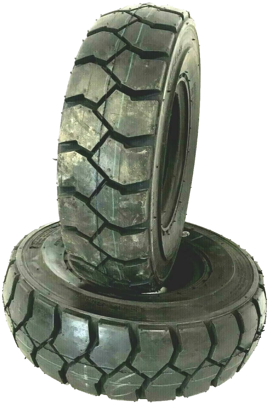 SET OF 2 New 6.00-9  Forklift Tires Tubes & Flaps Cat Fork Truck 6.00-9 600-9