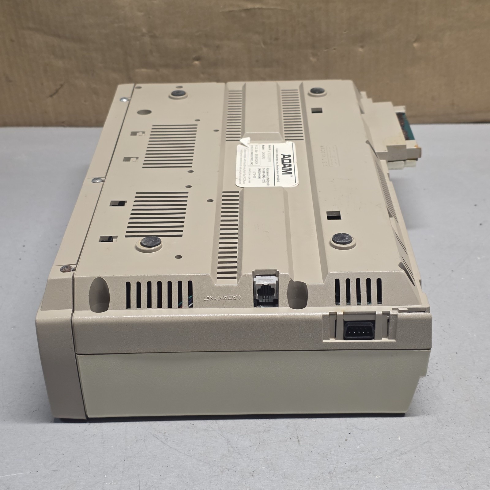 Coleco ADAM 2404CPU Computer System Memory Console Untested As-Is Rust