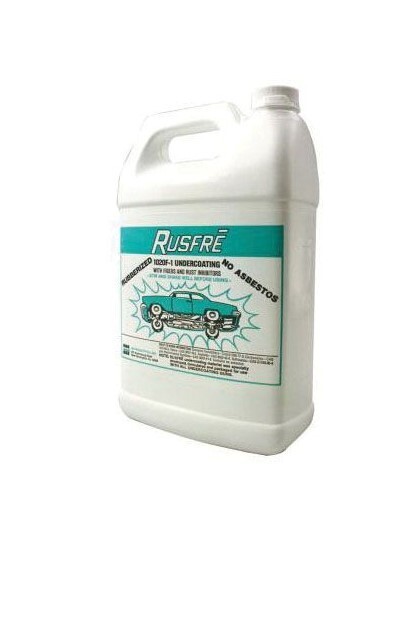 Rusfre Automotive Spray-On Rubberized Undercoating Material, 1-Gallon Part Rus-1