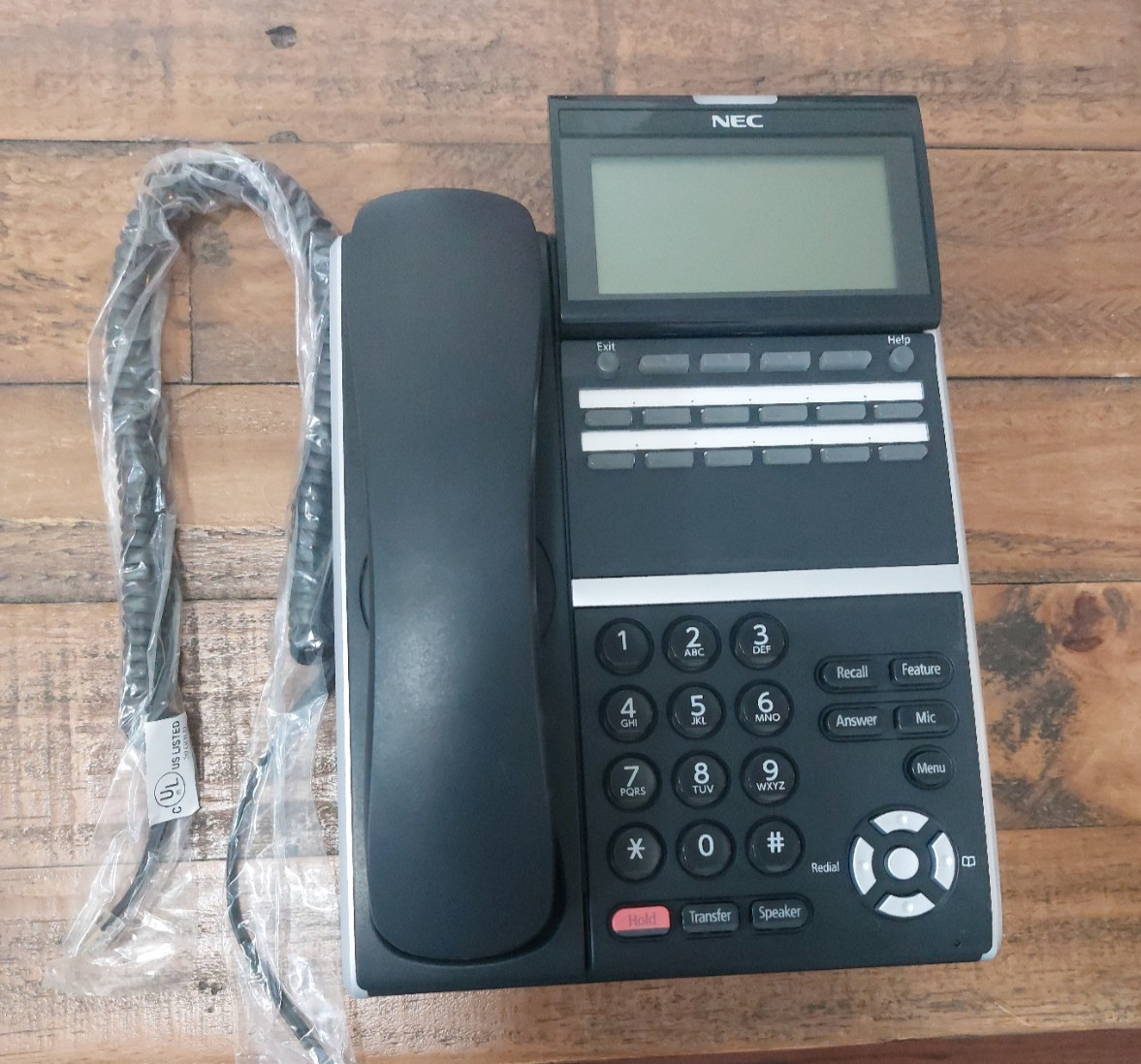10 Refurbished NEC  ITZ-12D-3 (BK) 12-Button IP Display Phones DT-800 SERIES
