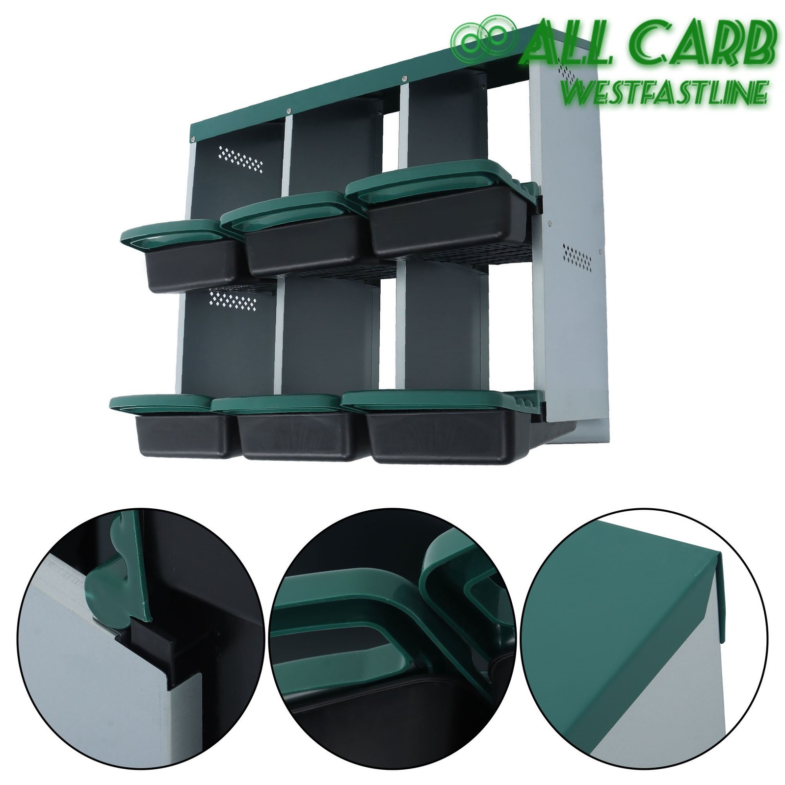 Nesting Boxes Chicken Egg Laying Nest Box For Chickens Hens 6 Compartment