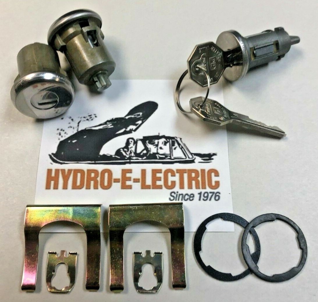 NEW 1966-1967 Chevrolet Corvair Ignition & Door Lock Set with Original GM Keys