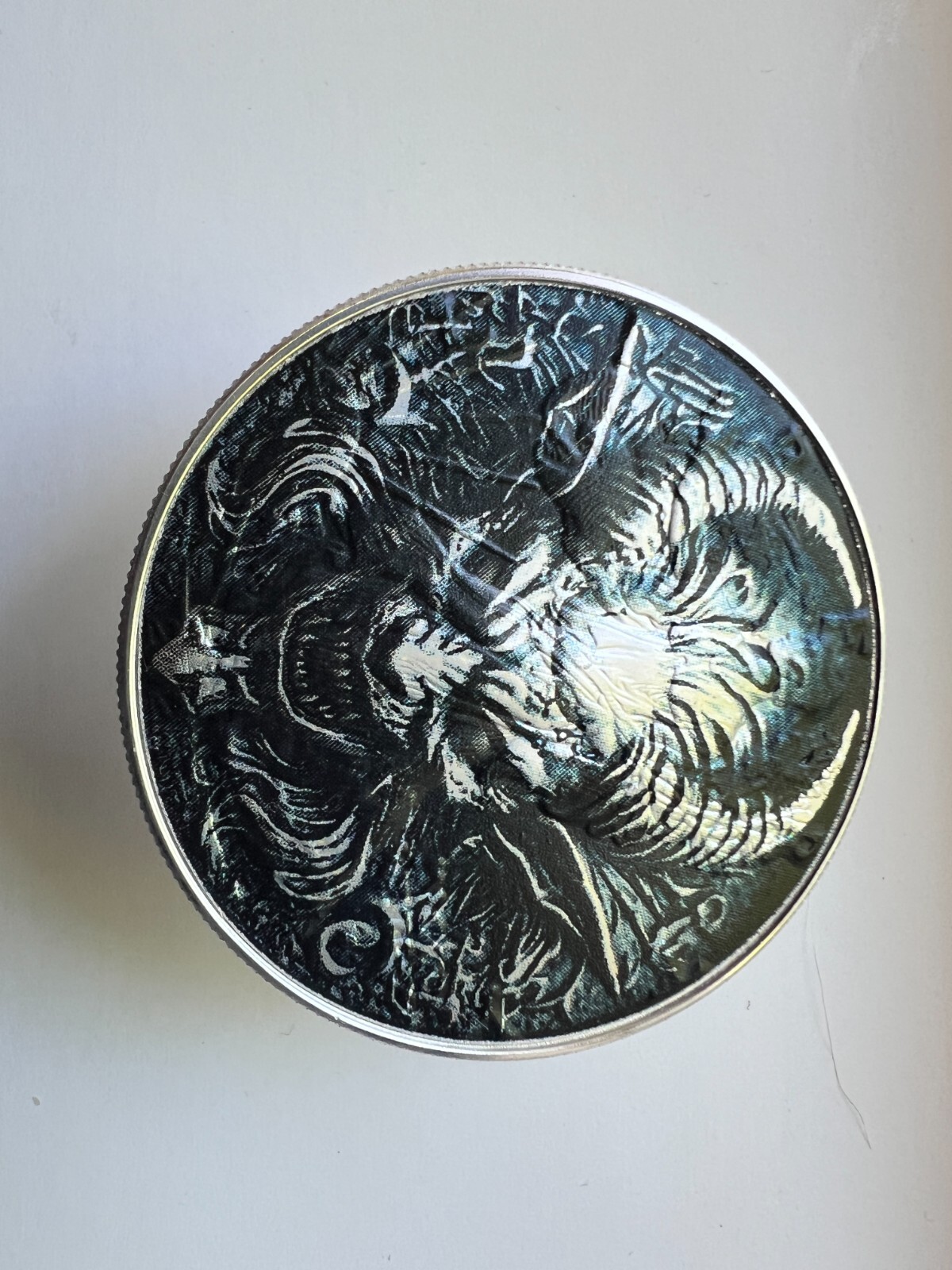 Evil - The Devil - American Silver Eagle 1oz .999 Silver Dollar Coin