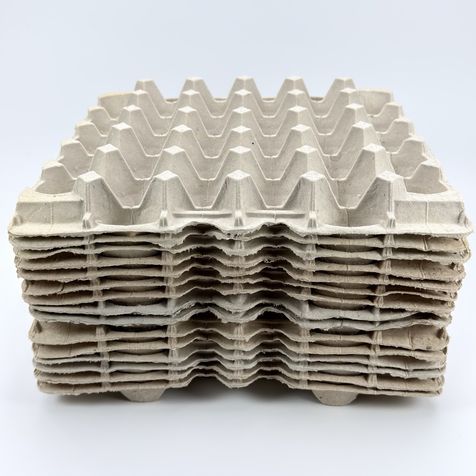 Costco 15 Egg Flats Cartons 30 Count Each Recycled Pulp Trays Square Stackable