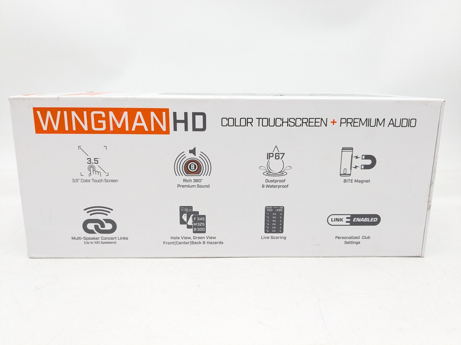 Bushnell Golf Wingman HD GPS Enabled Golf Rangefinder Bluetooth Speaker (362350)