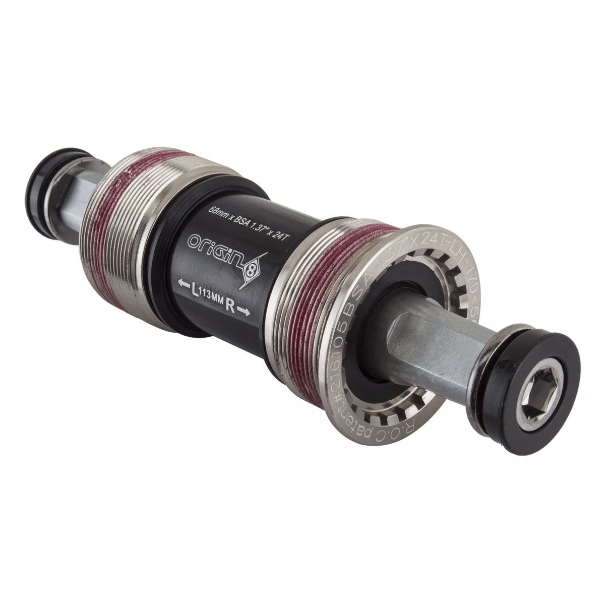 Origin8 TorqLite Square Taper JIS Bottom Bracket 68x113.5mm Sealed Bearings