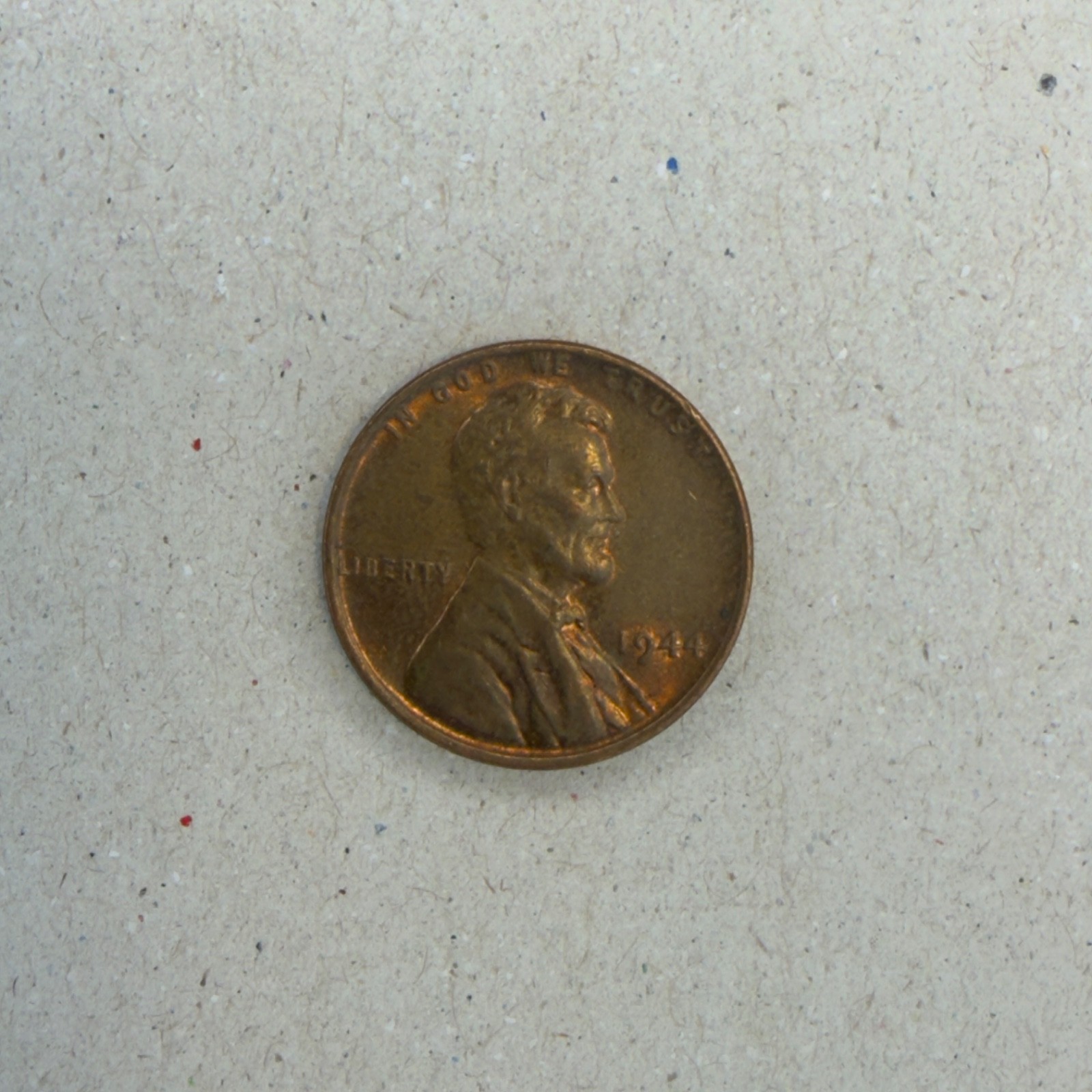1944 WHEAT 1C BN/RB Lincoln Wheat Cent Great Condition and Solid Color