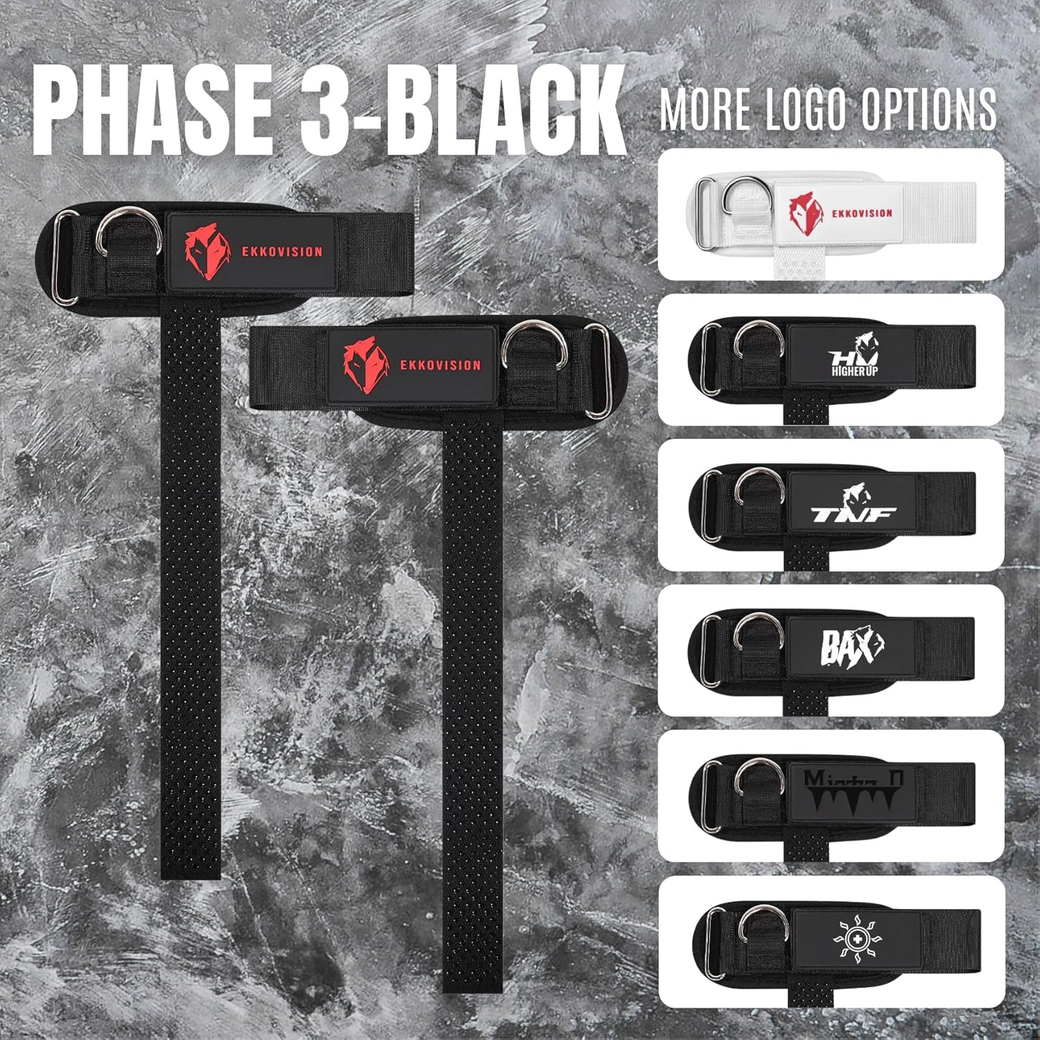 Weight Lifting Straps with Cuffed D Ring, Wrist Support for Men, Heavy Duty Thic