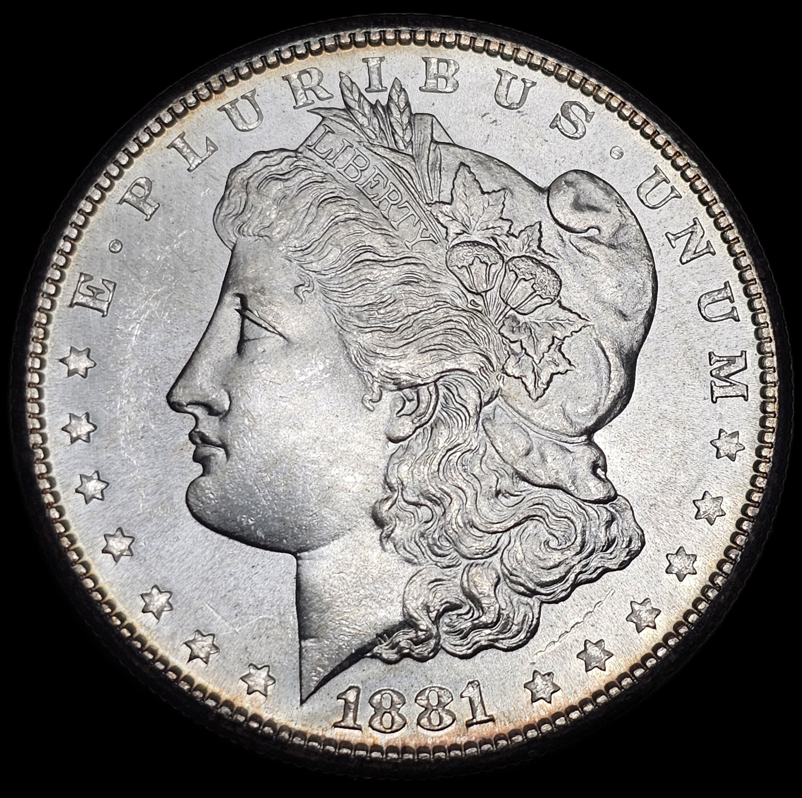1881-S $1 Morgan Silver Dollar-MS-Free USA Shipping