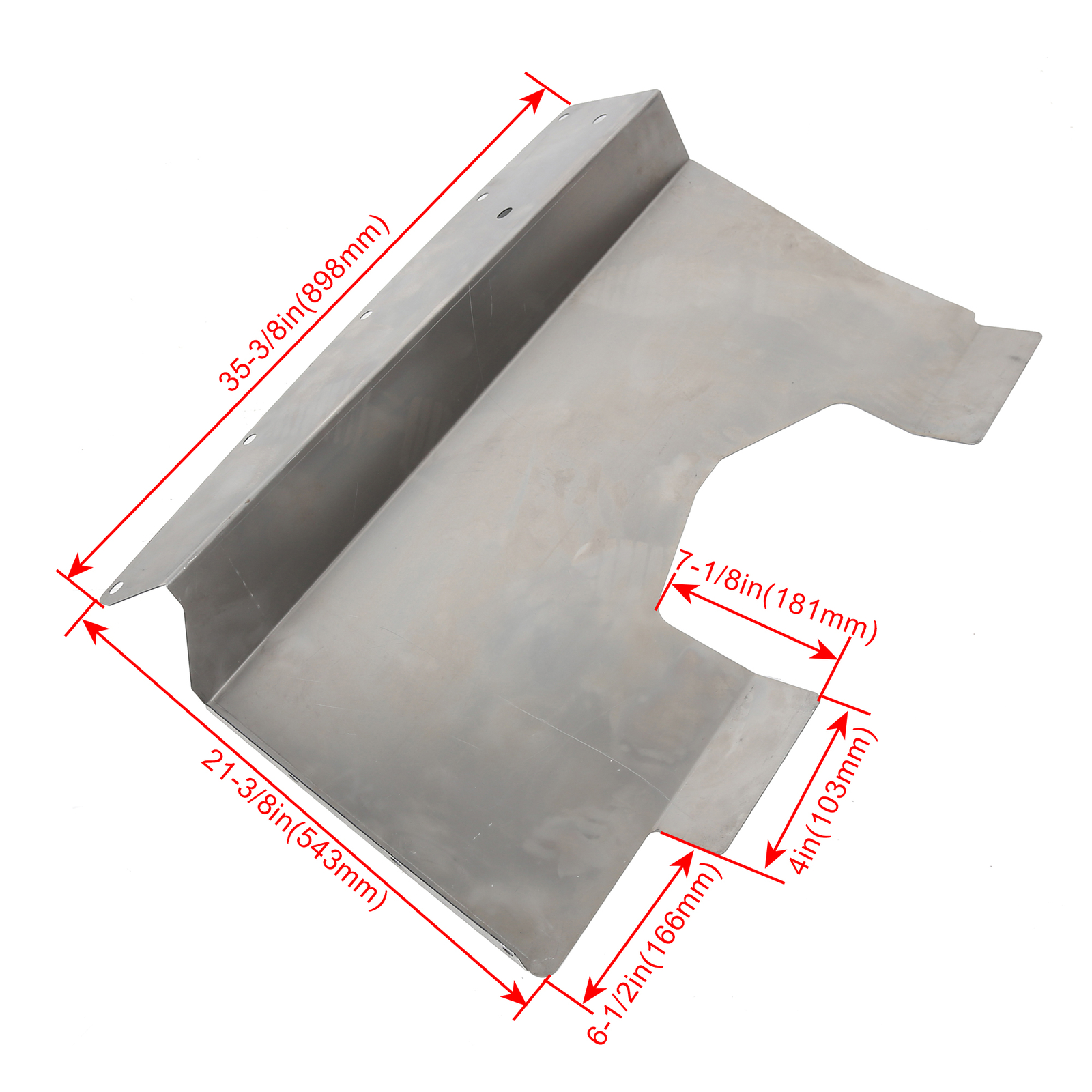 Inner Fender Panels Liner W/ Front Clip For 1966-67 Chevy II Nova Base Mustang 2