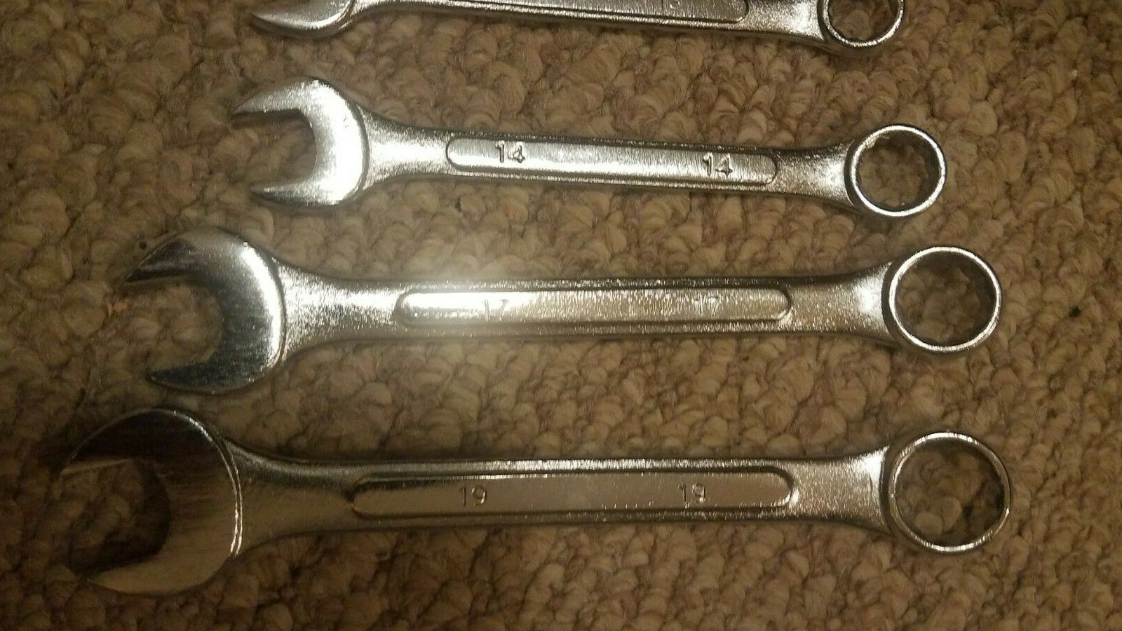MasterForge Metric Combination Wrench Set 9 Piece 6mm - 19mm