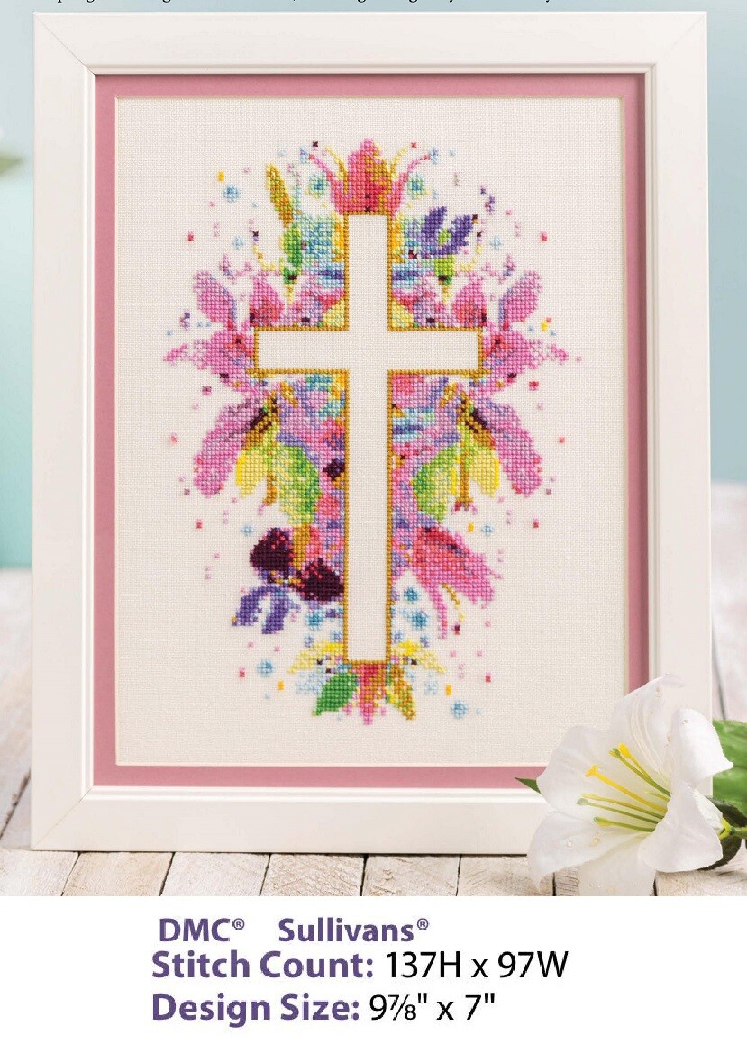 FAITH IN BLOOM   CROSS STITCH  PATTERN ONLY