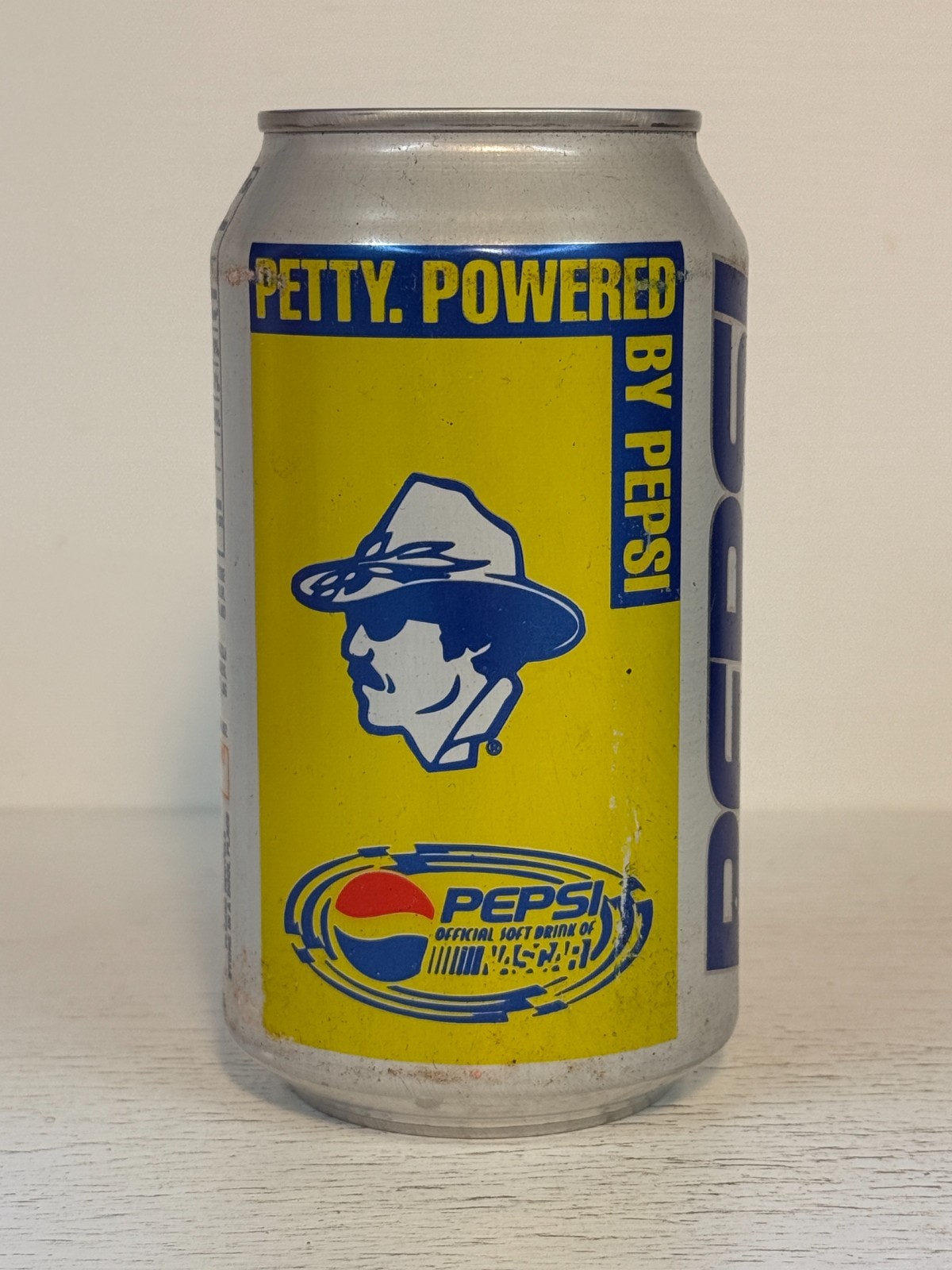 Pepsi Soda an - Petty Powered NASCAR Soda Can