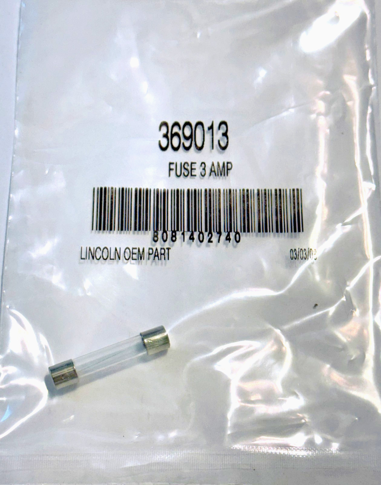 LINCOLN 369013 3 AMP FUSE OEM