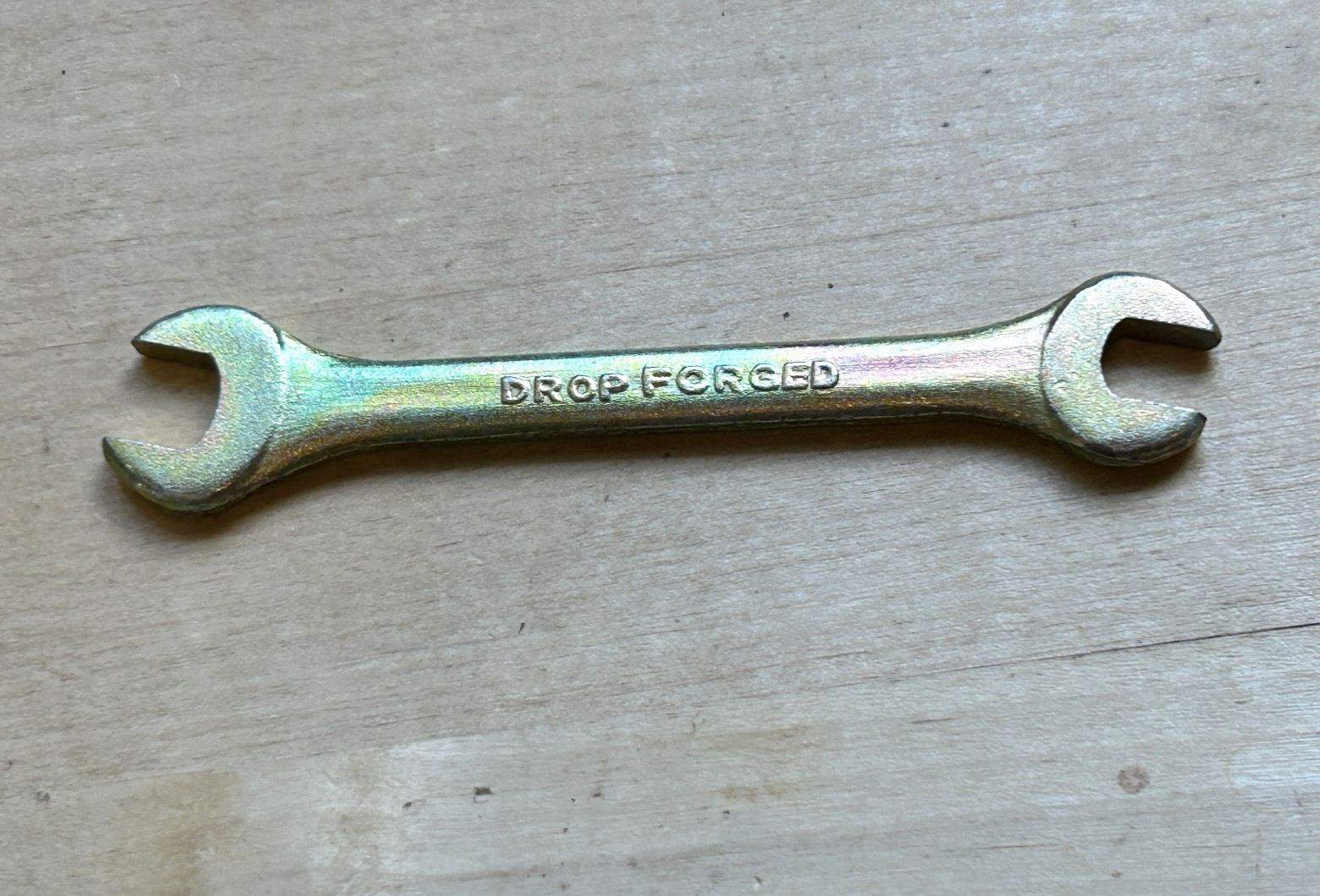 Vintage Double Open-End Wrench - 10 & 8 - 4.25"