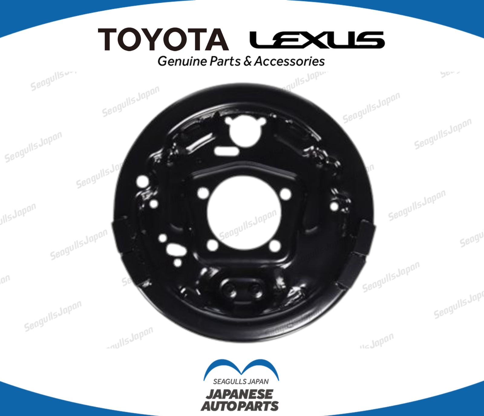 Toyota Genuine OEM Passenger Rear Brake Backing Plate 47043-35190