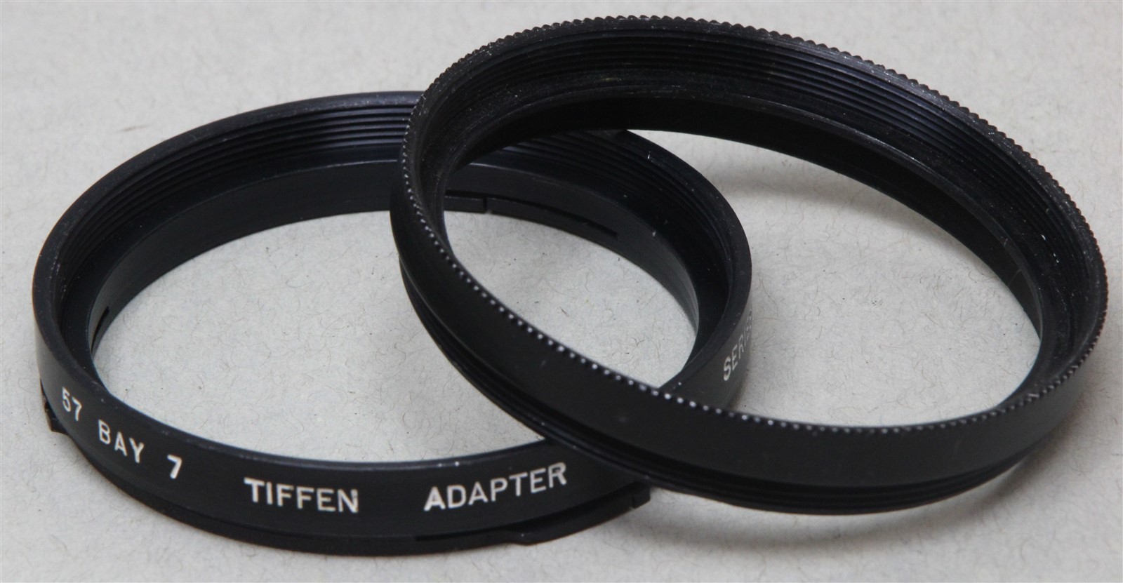 57 Bay 7 Bayonet to Series VII 7 TIFFEN #732 FILTER HOLDER/ADAPTER w/RING