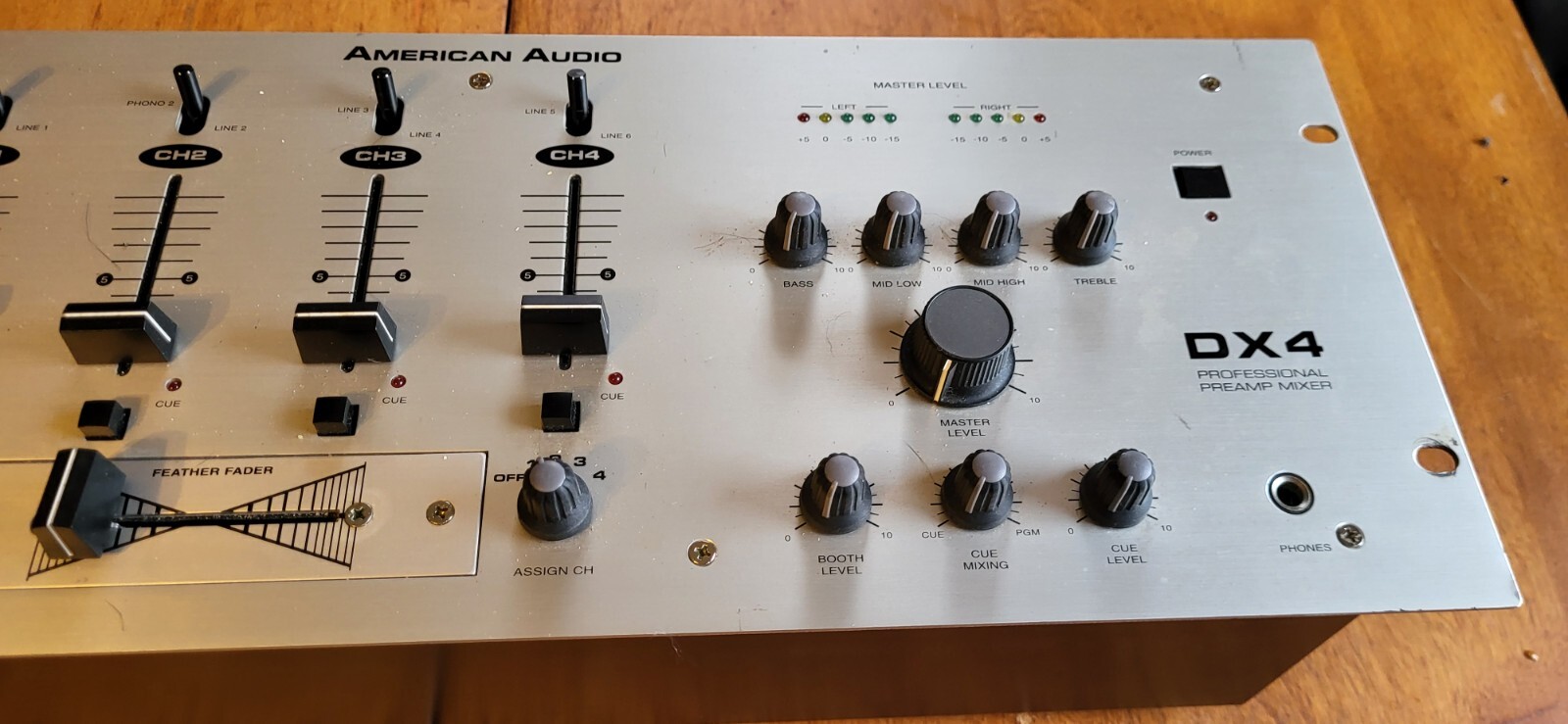 American Audio DX 4 Professional Preamp Mixer