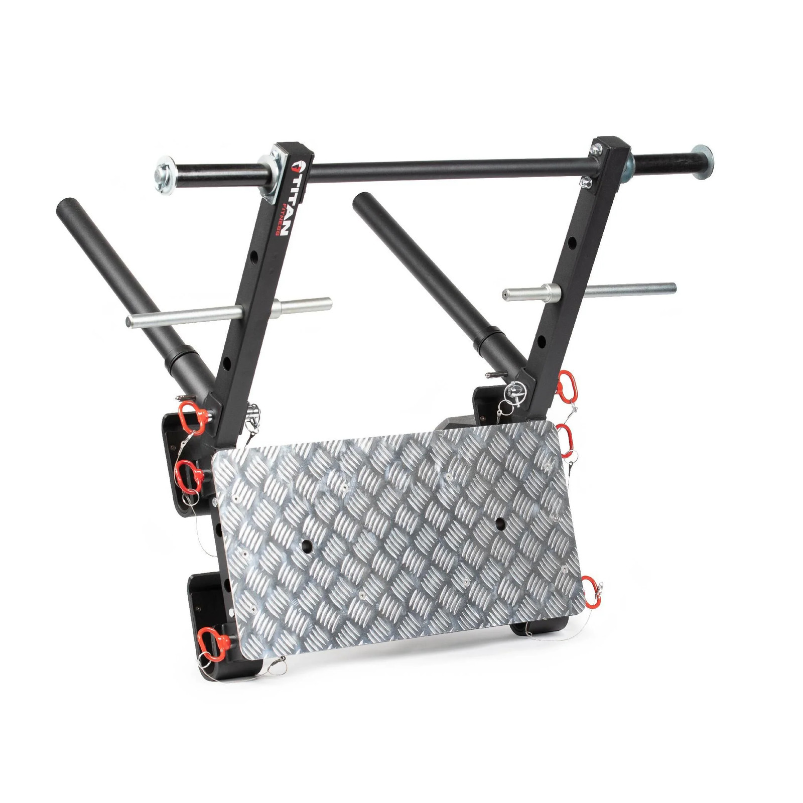 Titan Fitness Stealth Leg Press Attachment, Rated 500 LB, Fits T2, T3, X3, TITAN