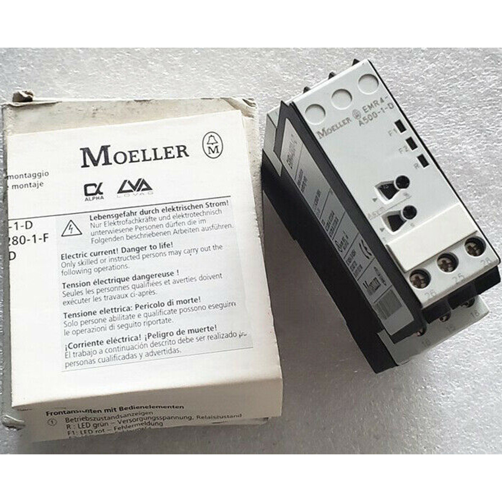 For Eaton Moeller EMR4-A500-1-D EMR4A5001D Relay New