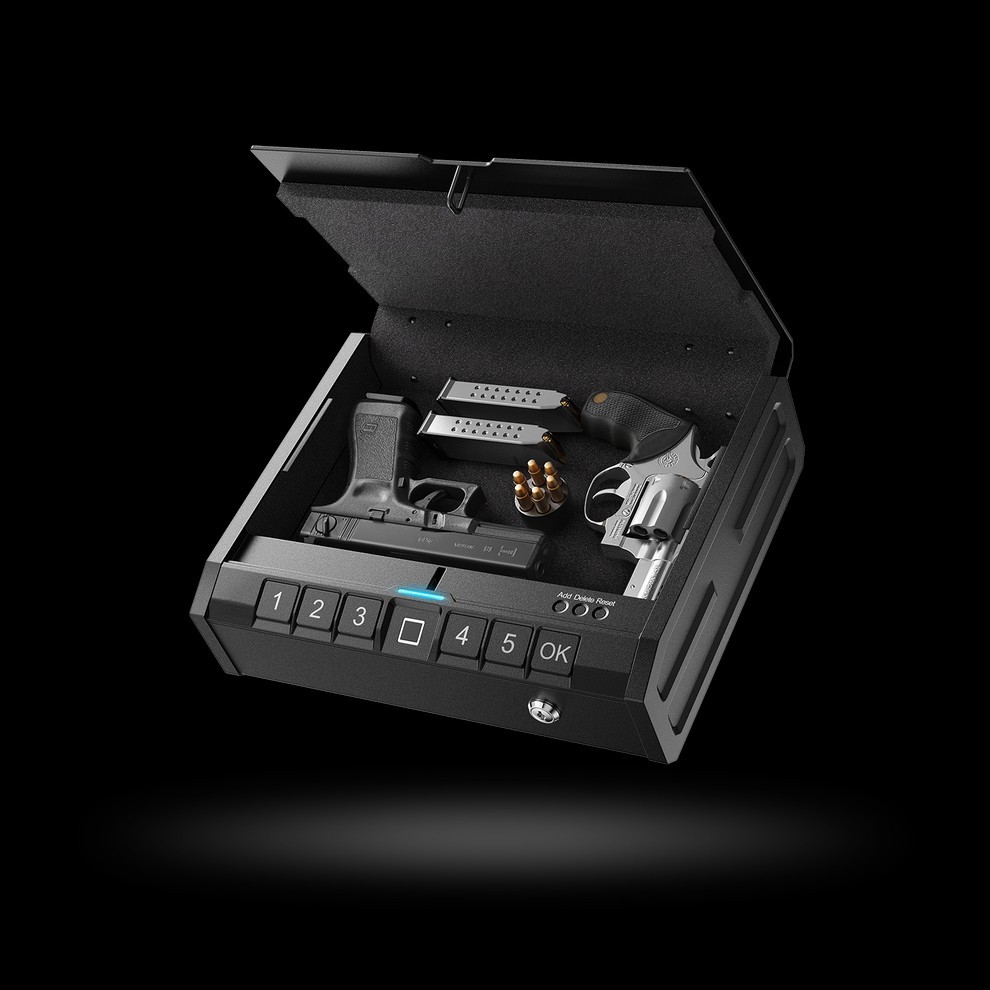 ONNAIS IRON Biometric Gun Safe for Pistols/Handgun,Model HX-008