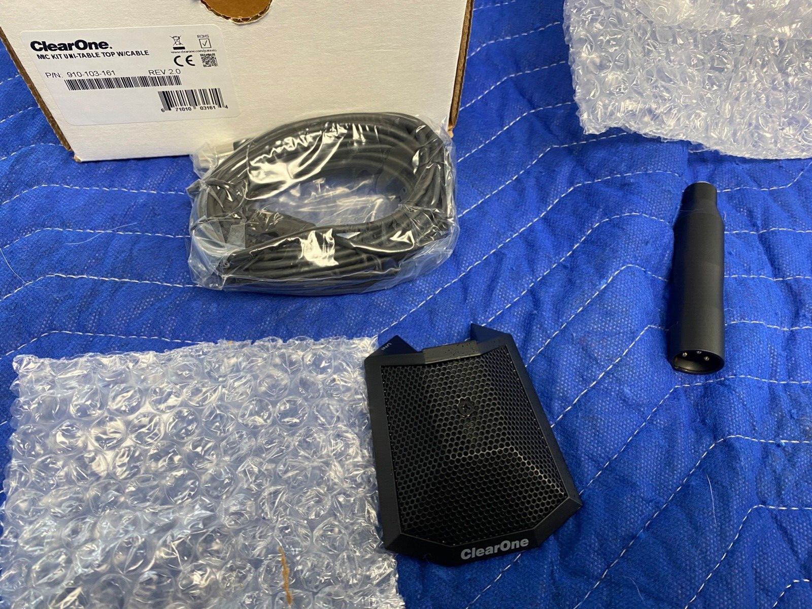ClearOne MIC Kit UNI-Table Top With Cable 910-103-161 Black