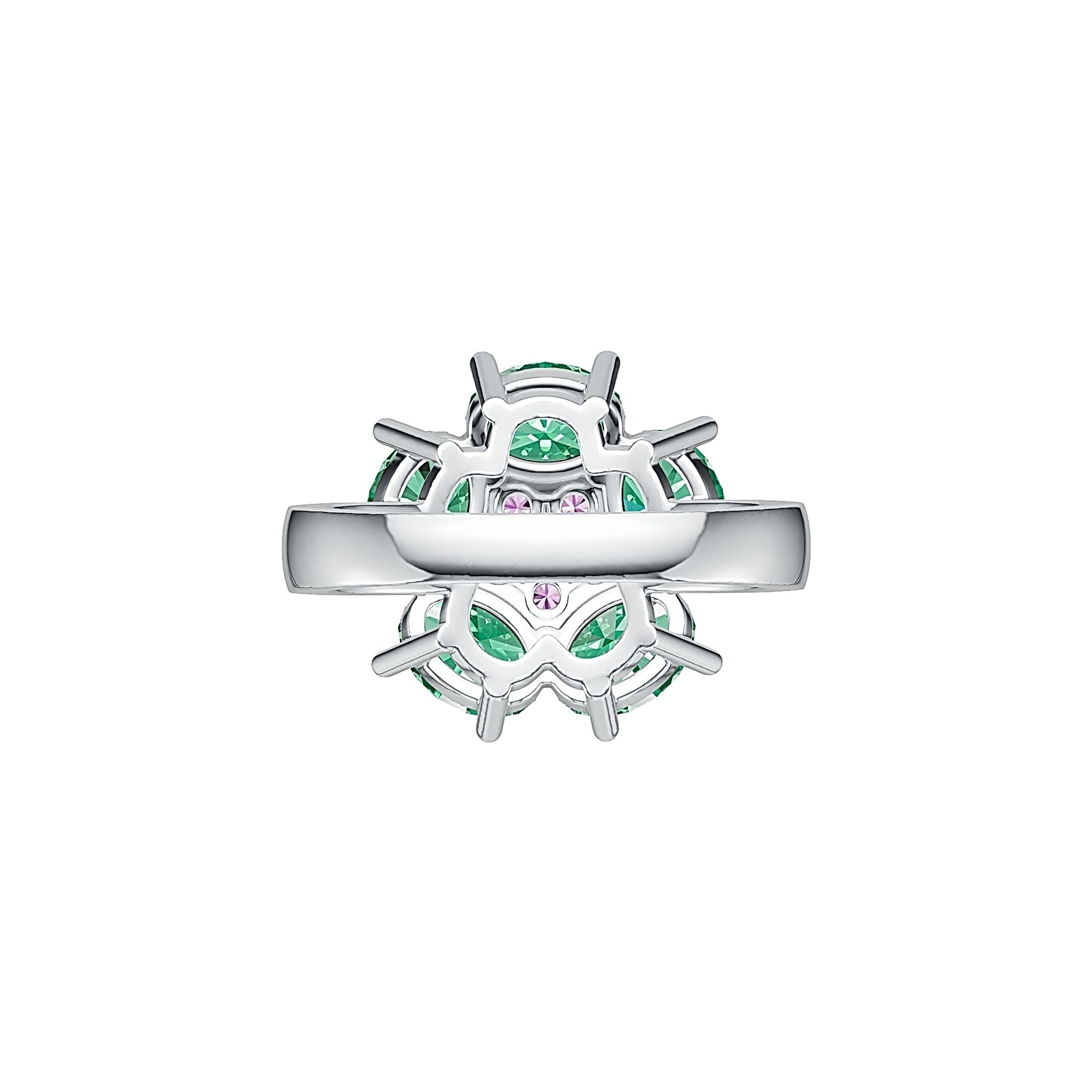 Sterling Silver Semi Mount Ring Setting Oval OV 7X5mm