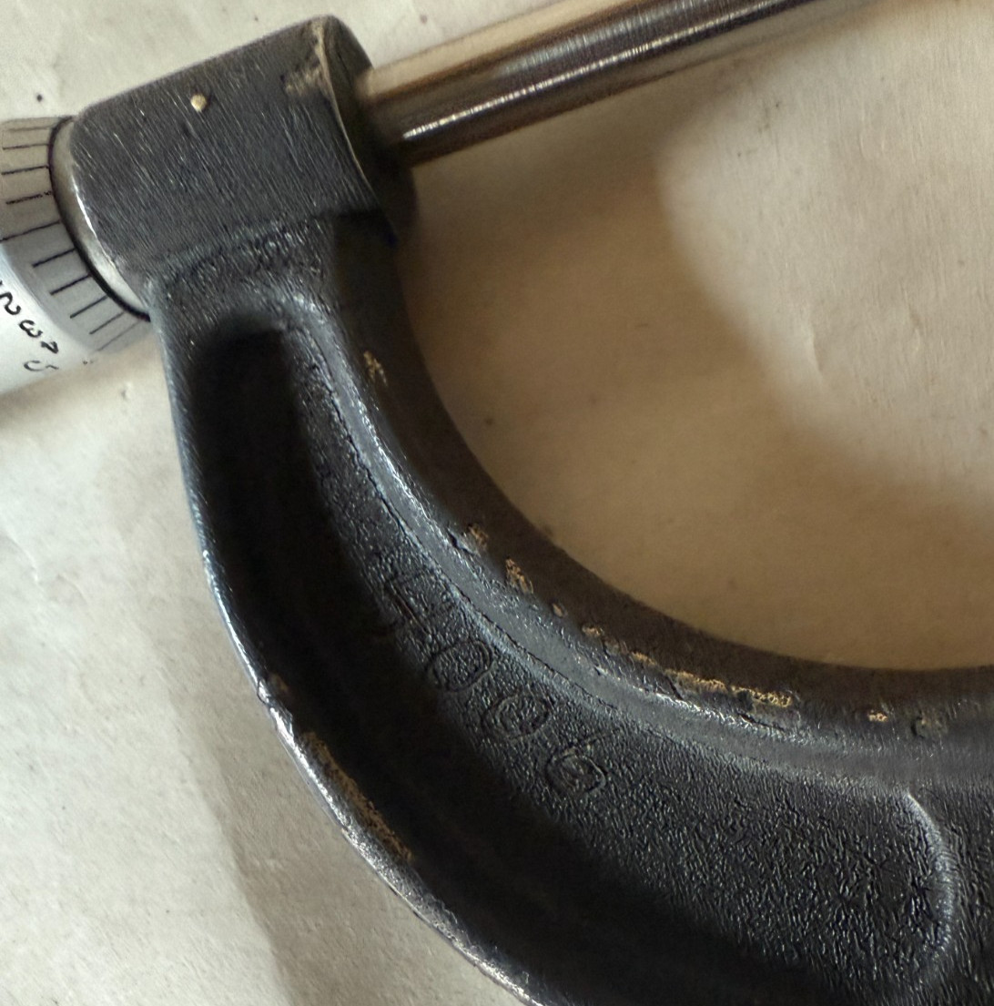 Brown & Sharpe 1-2 Micrometer 6" long No Box