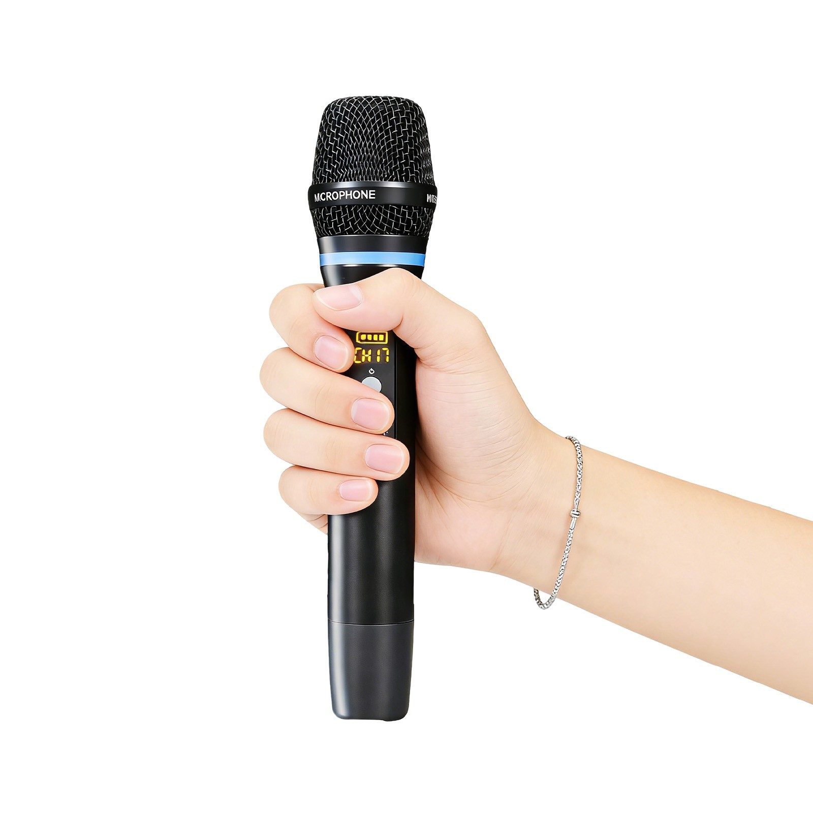 Microphone With Bluetooth Rechargeable Handheld Karaoke Bluetooth Microphone