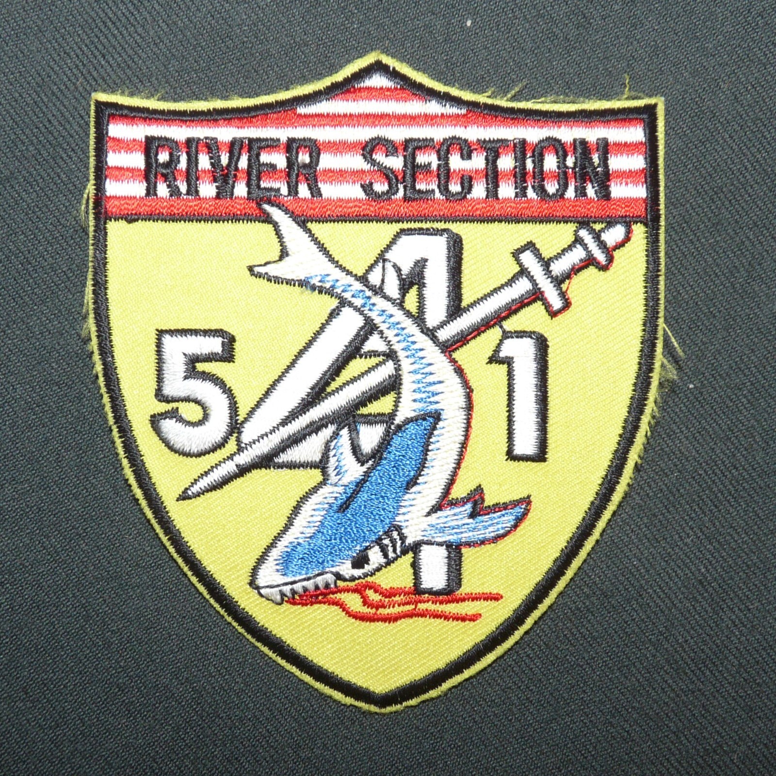 US Navy Vietnam River Section 451 Embroidered Patch - REPRO
