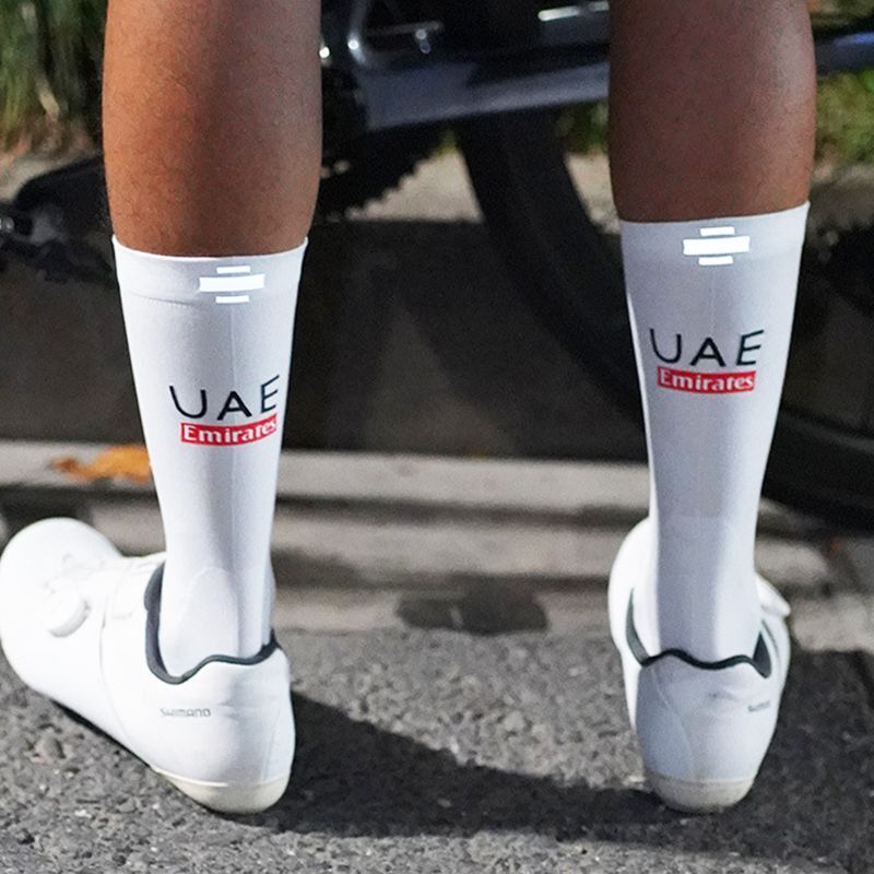 UCI Tour de France cycling socks Reflective night road cycling stockings
