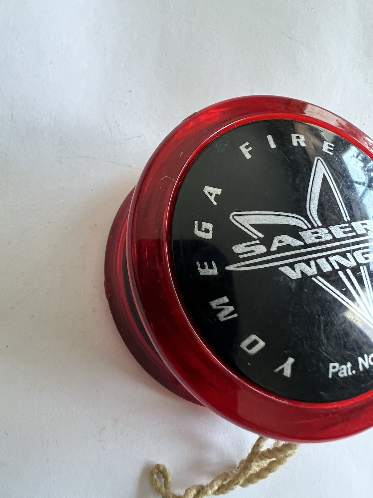 Vintage Yomega YoYo Fireball Saber Wing Red & Black
