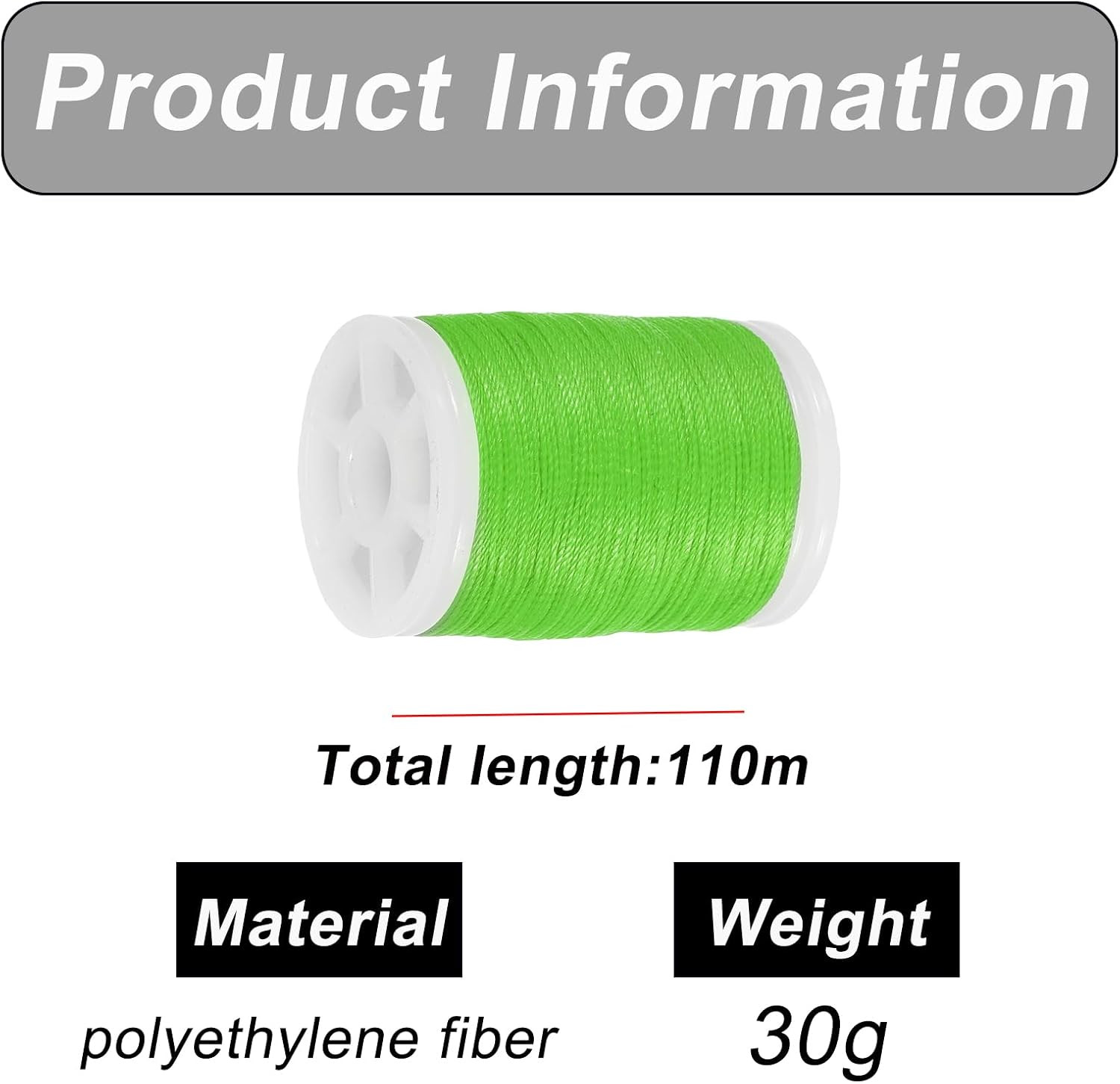 120 Yard/110 M Archery Bow String Serving Thread 3 Strands Durable Nylon Bowstri