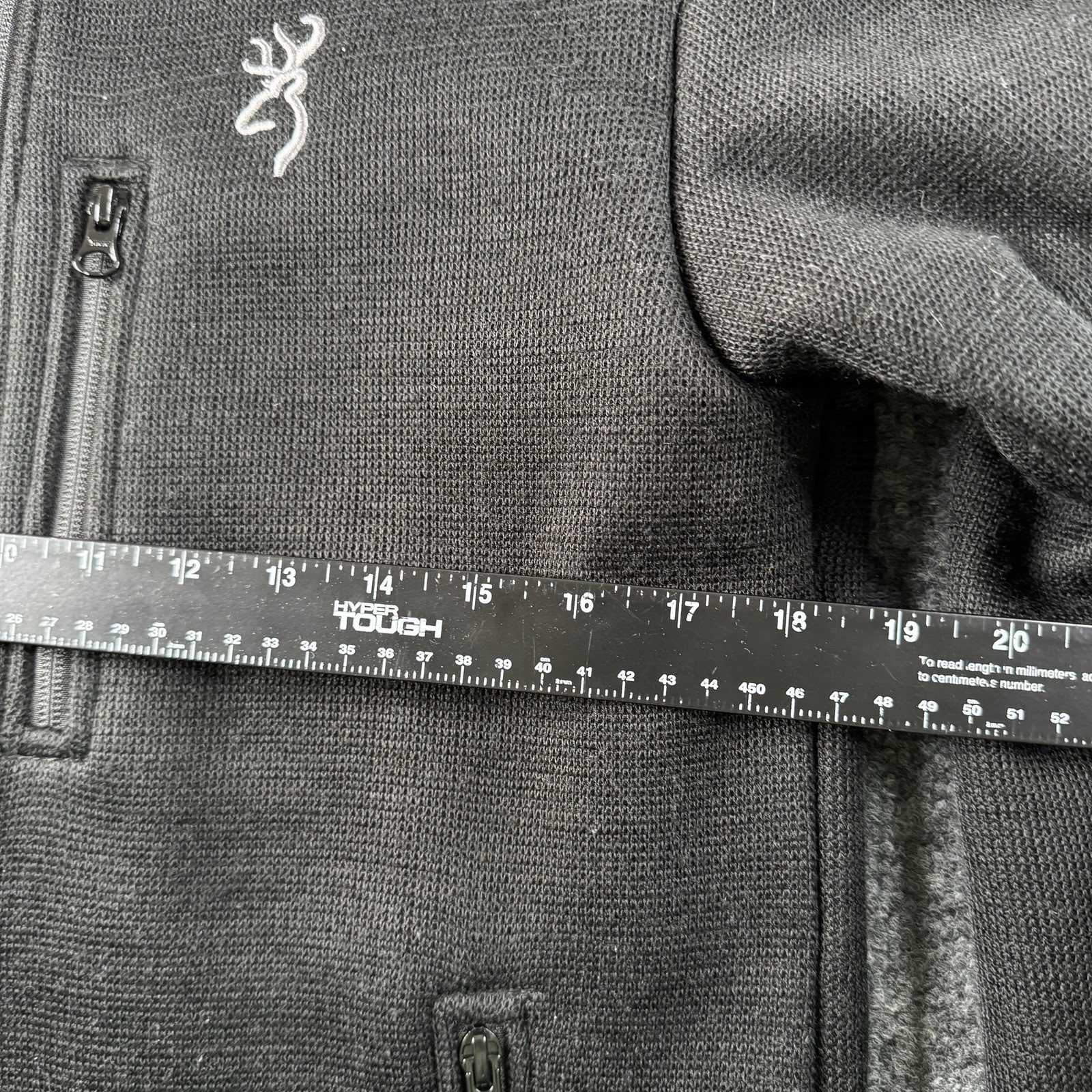 Browning Performance Field Jacket Small Gray Black Fill Zip