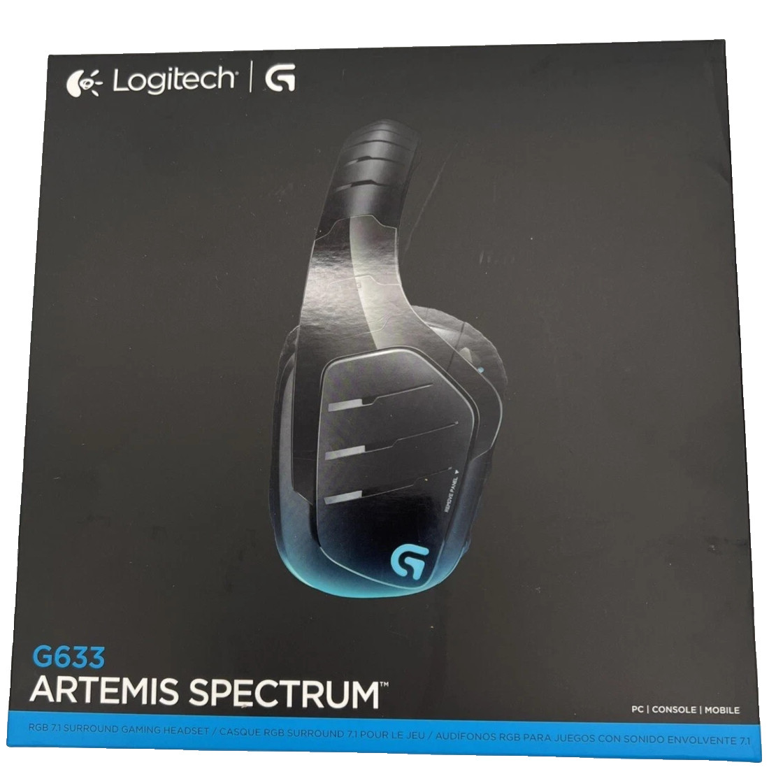 Logitech Artemis Spectrum G633 Wired Gaming Headset - Black-