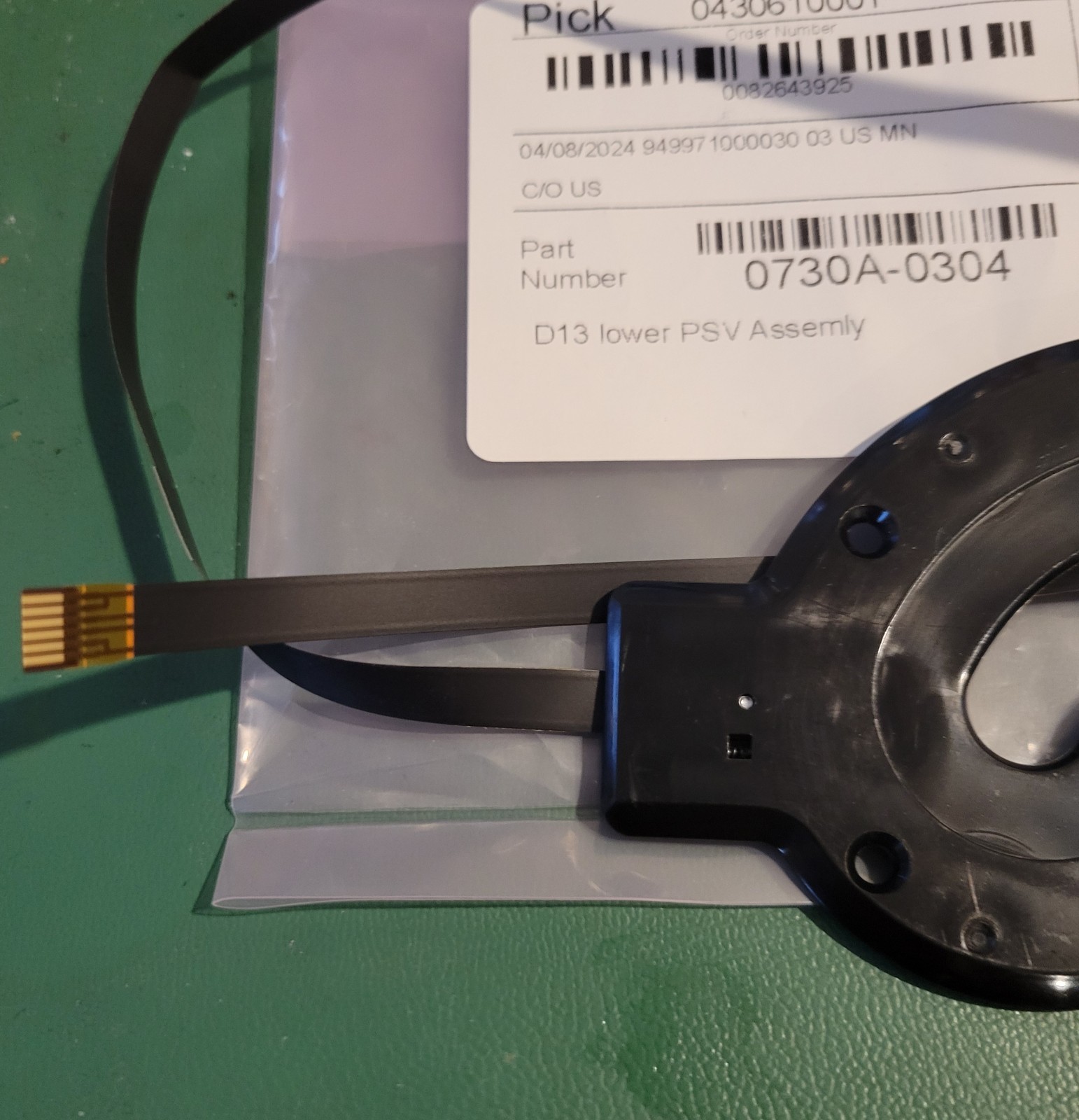 Universal Instruments 0730A-0304 D13 Lower PSV Assembly