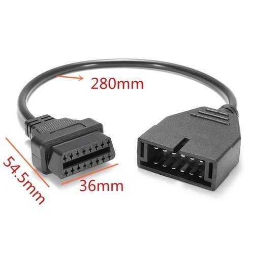 GM Diagnostic Scanner OBD1 to OBD2 16 Pin Converter 12 Pin Adapter Cable
