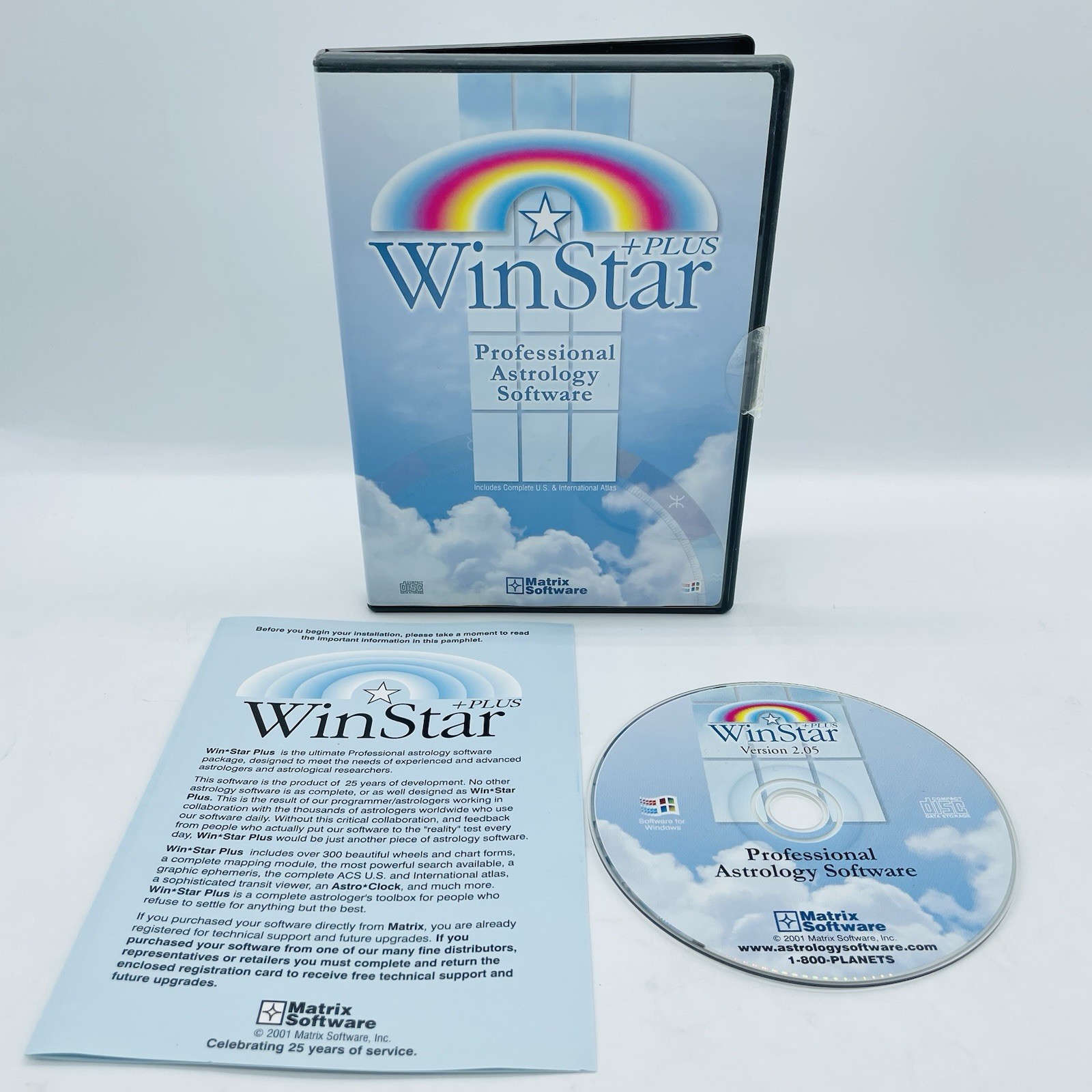 Win Star + Plus - Professional Astrology Software (Windows PC, 2001, Matrix)