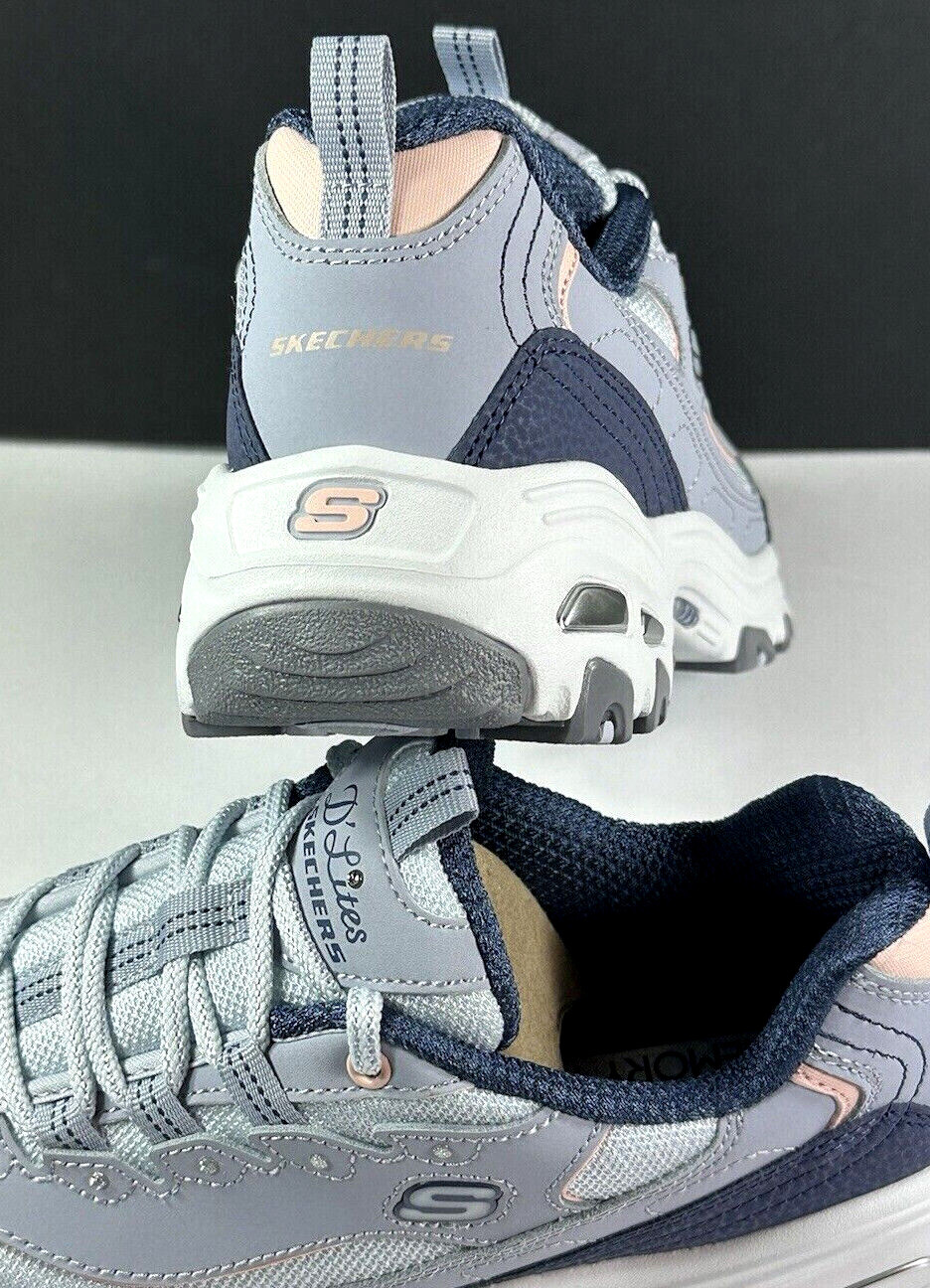 Skechers / D'Lites / POPULAR VOTE / Light Blue Multi / Memory Foam / Reg $80