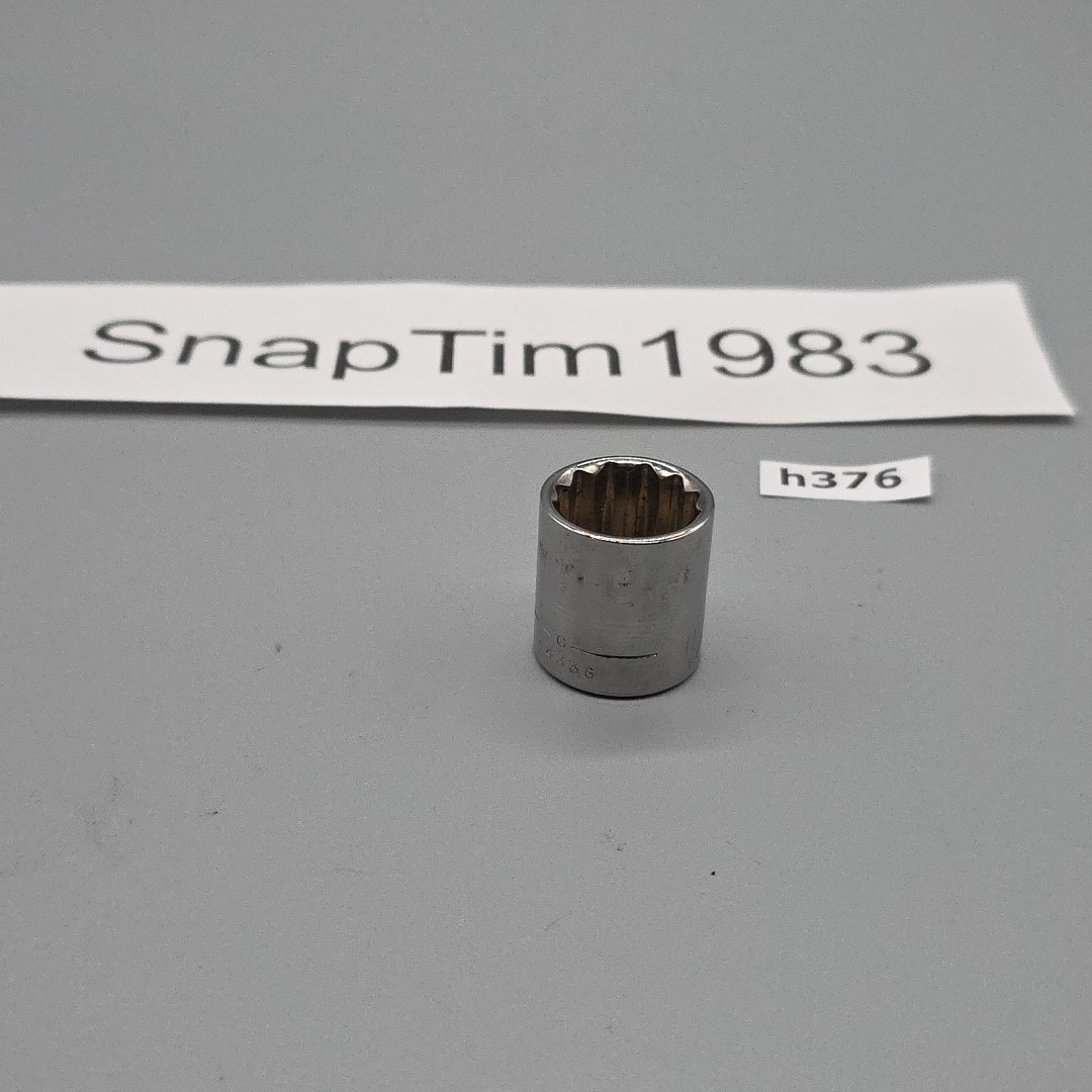 Craftsman Tools 11/16" Socket 12 point 3/8" Drive  G- 44336 USA