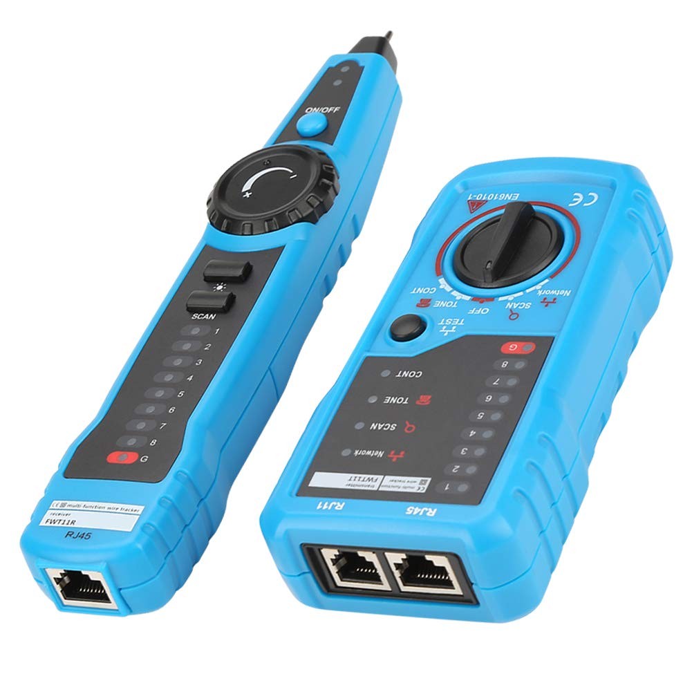 Cable Tracker, FWT11 RJ11 RJ45 Cable Tester Line Finder Multifunction Cable...