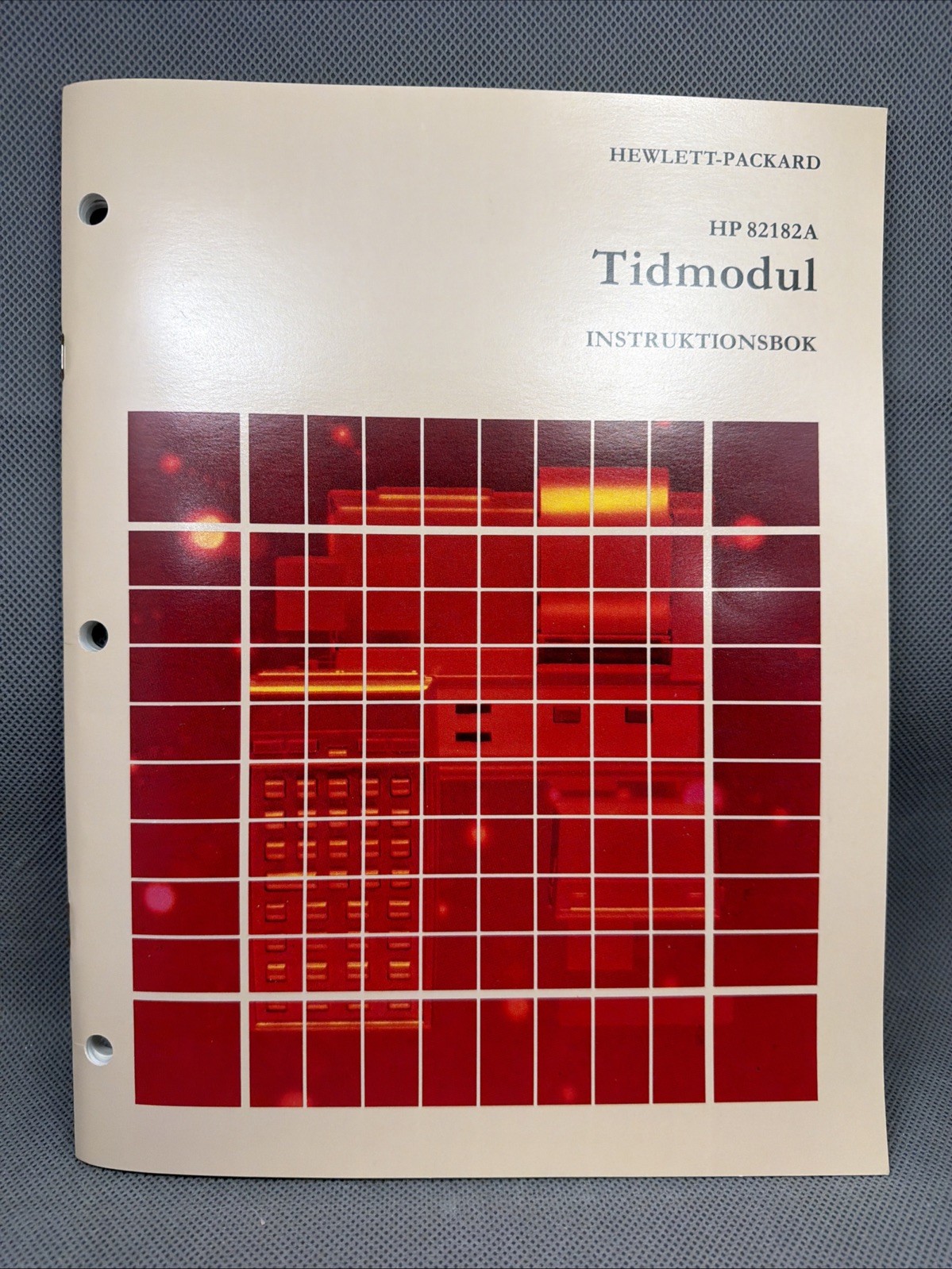 HP 82182A Time Module, Manual ONLY, Swedish