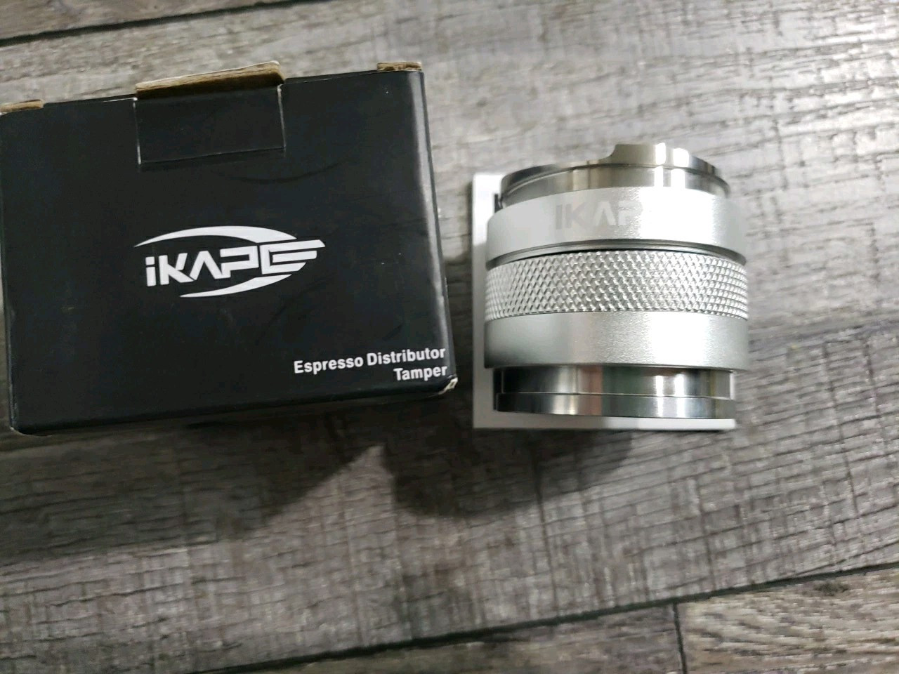 IKAPE Coffee Products, 53mm Coffee Distributor & Hand Tamper, Adjustable...