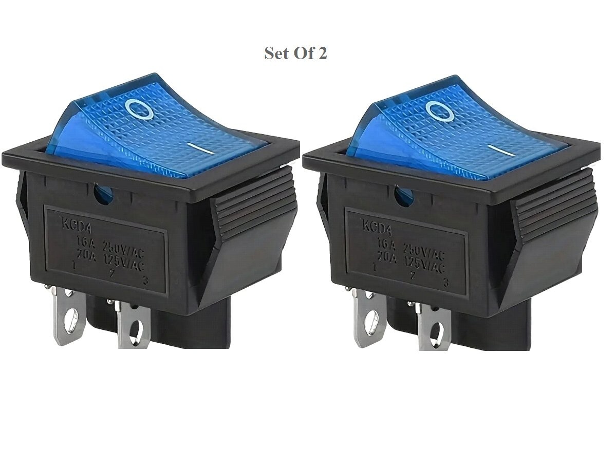 Carpet Cleaning Extactor  DPST 2-Position Rocker Switch (Set Of 2)